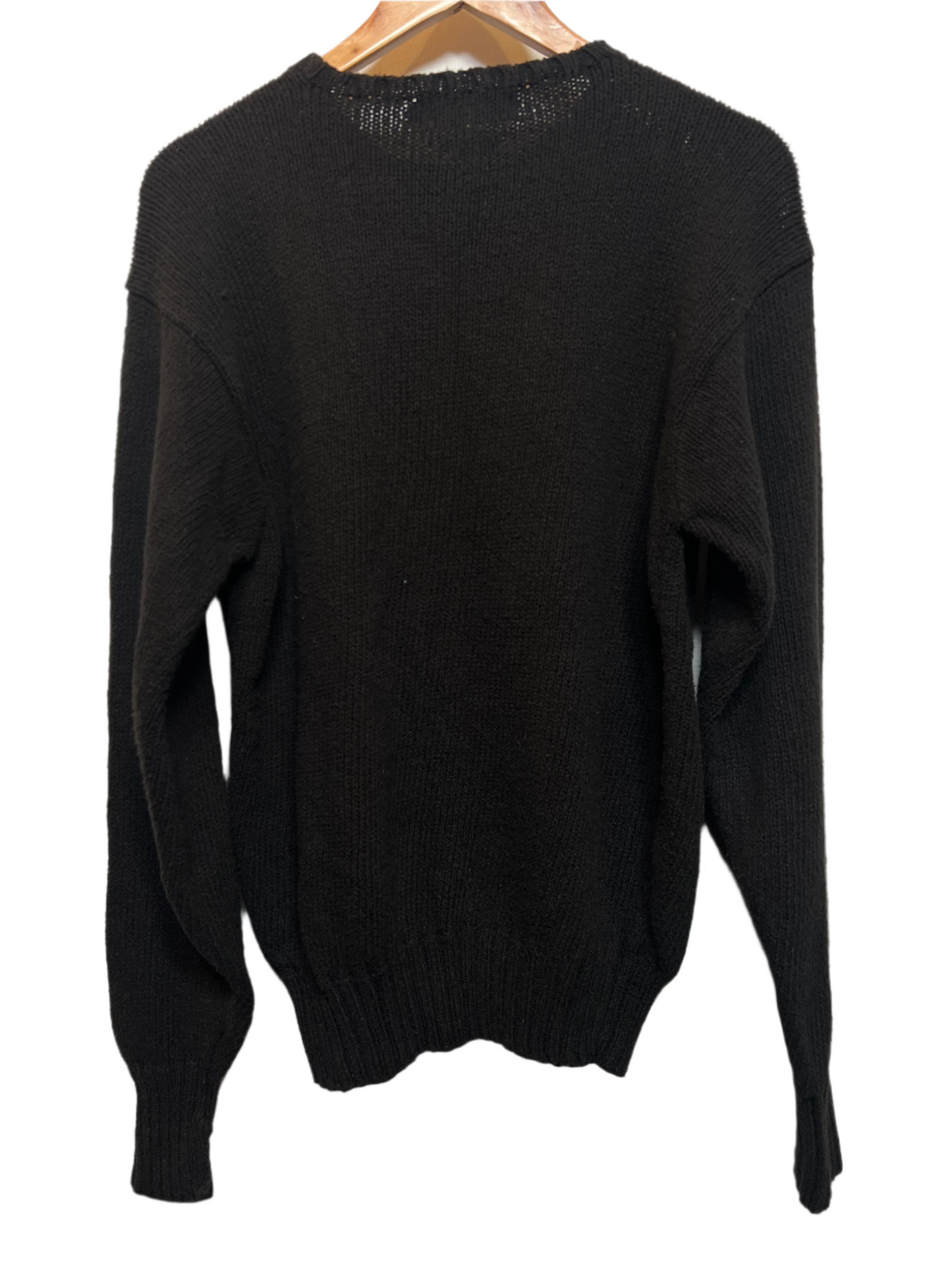 Polo Ralph Lauren Black Knitted Sweater (Size M)