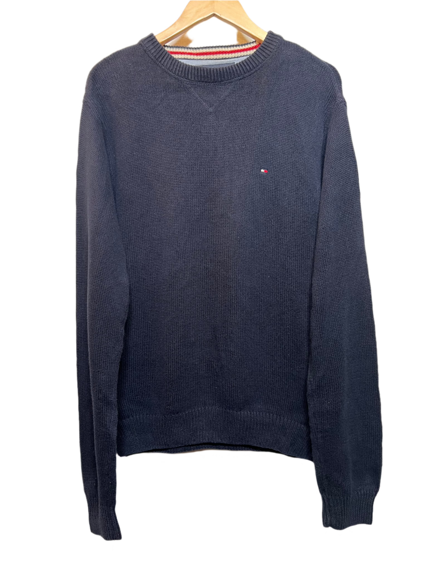 Tommy Hilfiger Mens Navy Sweater (Size L)