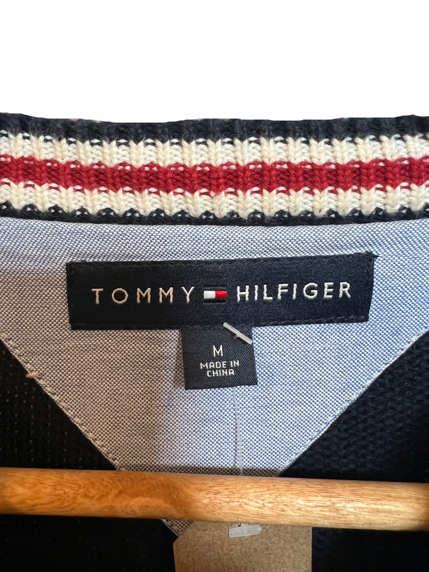 Tommy Hilfiger Mens Navy Sweater (Size L)