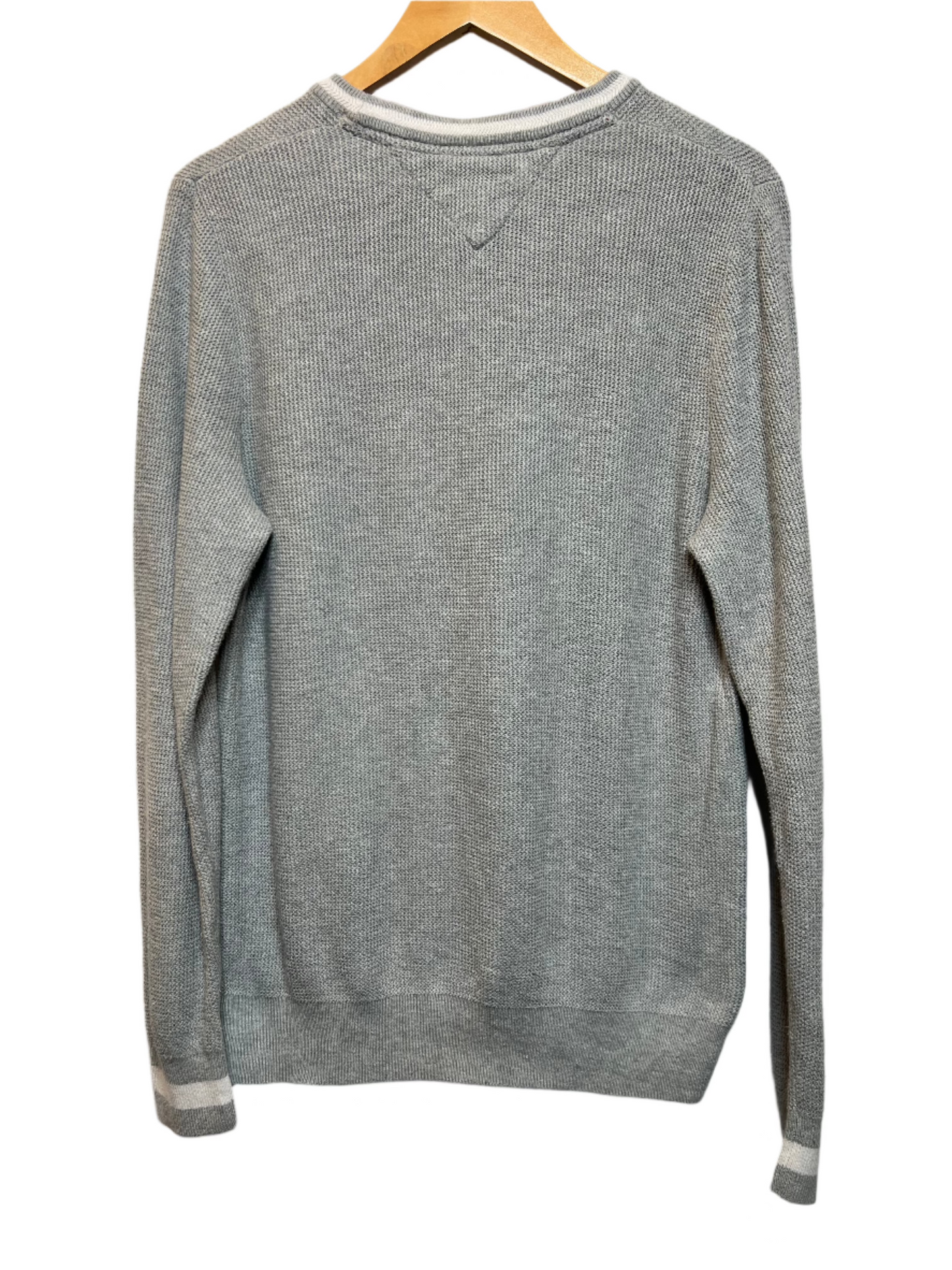 Tommy Hilfiger Grey Knitted Sweatshirt (Size M)