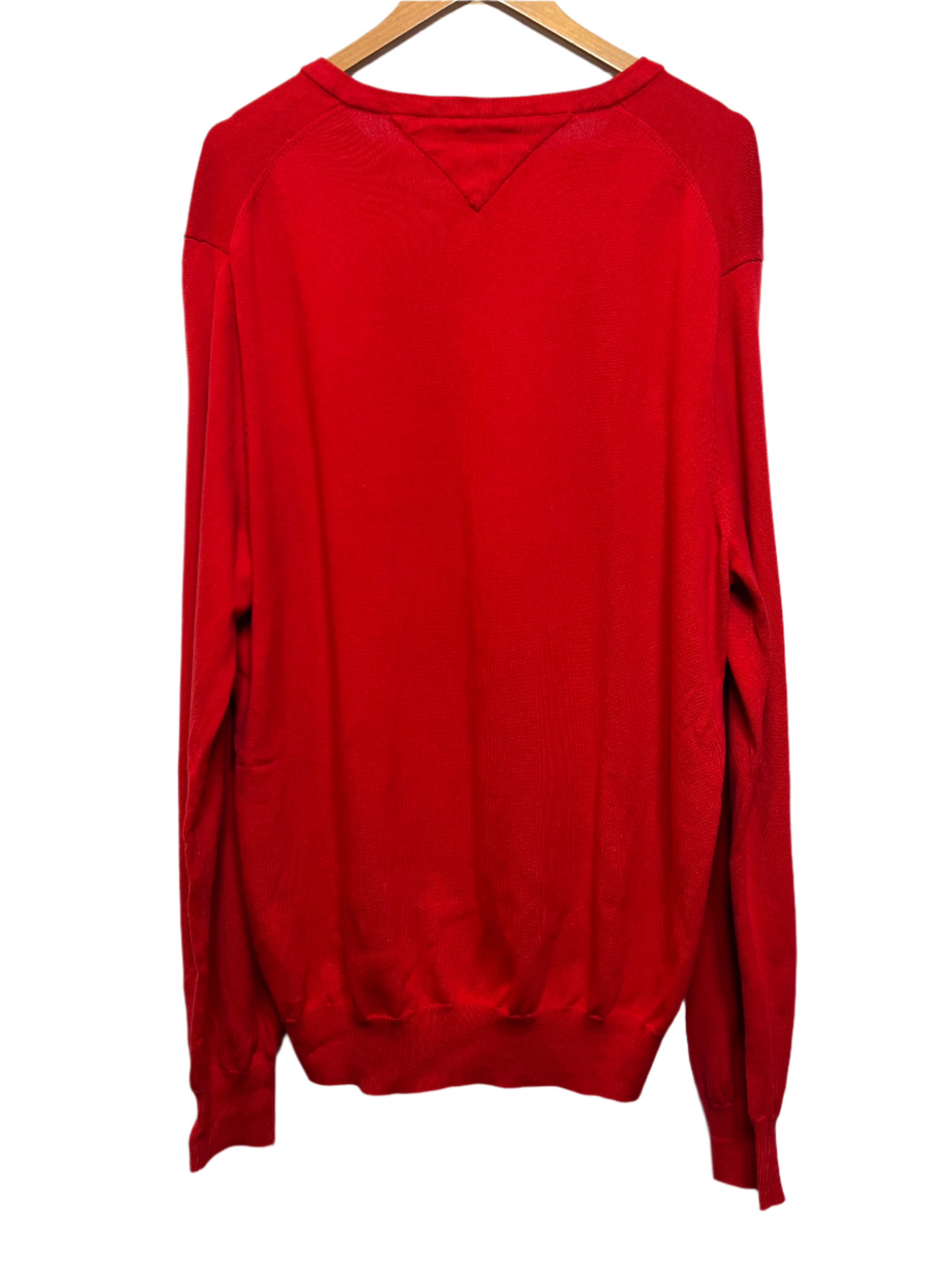 Tommy Hilfiger Mens Red Sweater (Size XL)