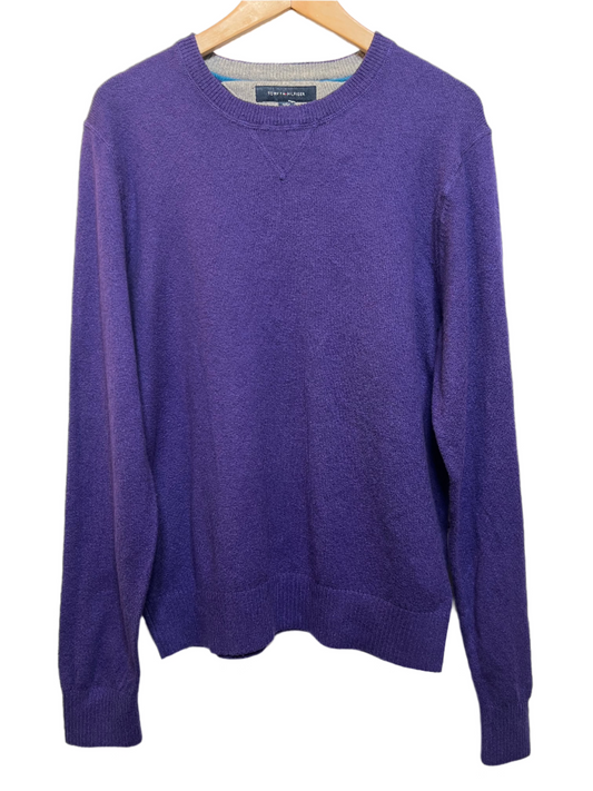 Tommy Hilfiger Mens Purple Sweater (Size M)