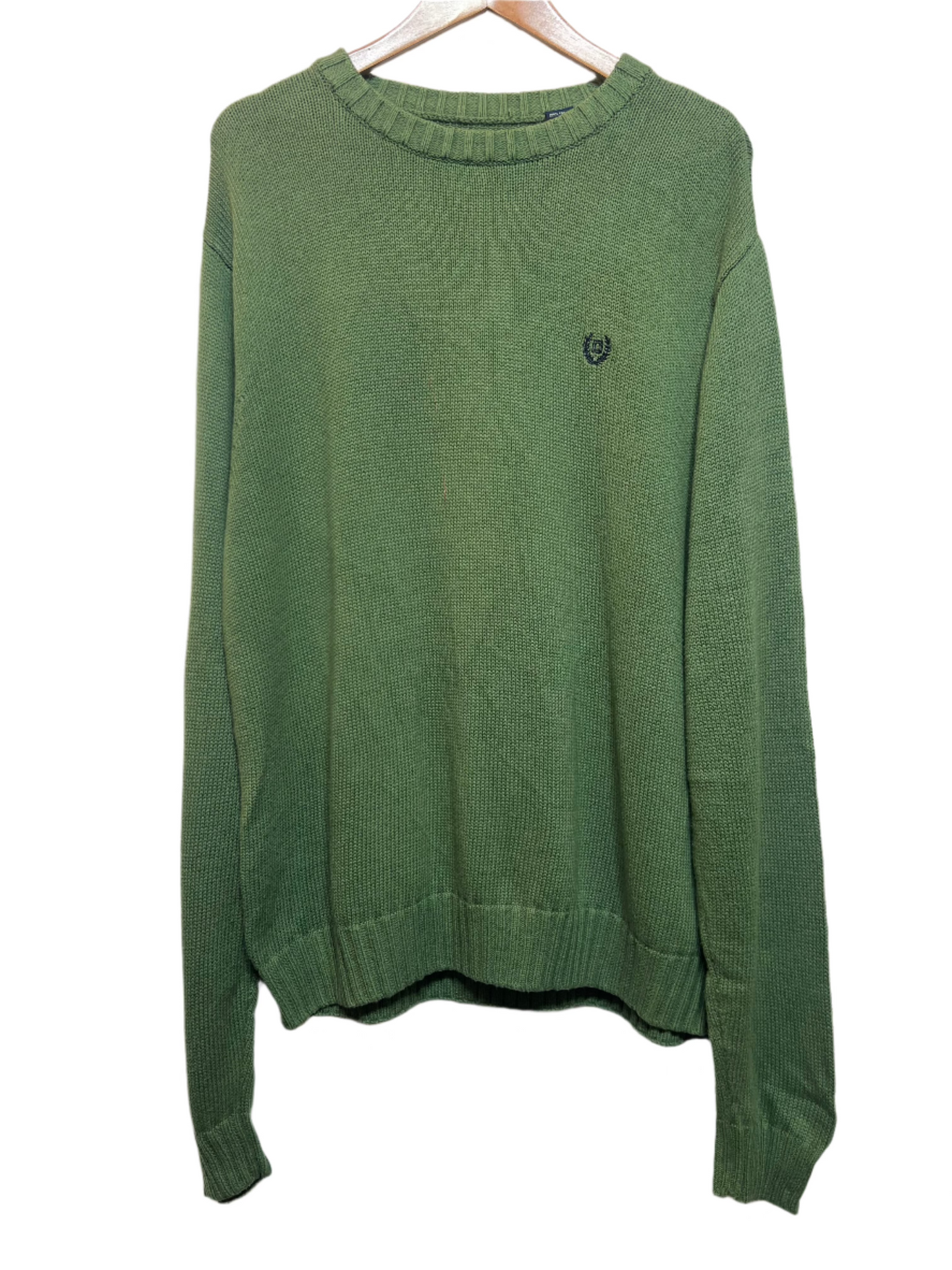 Chaps Green Knitted Sweater (Size XL)