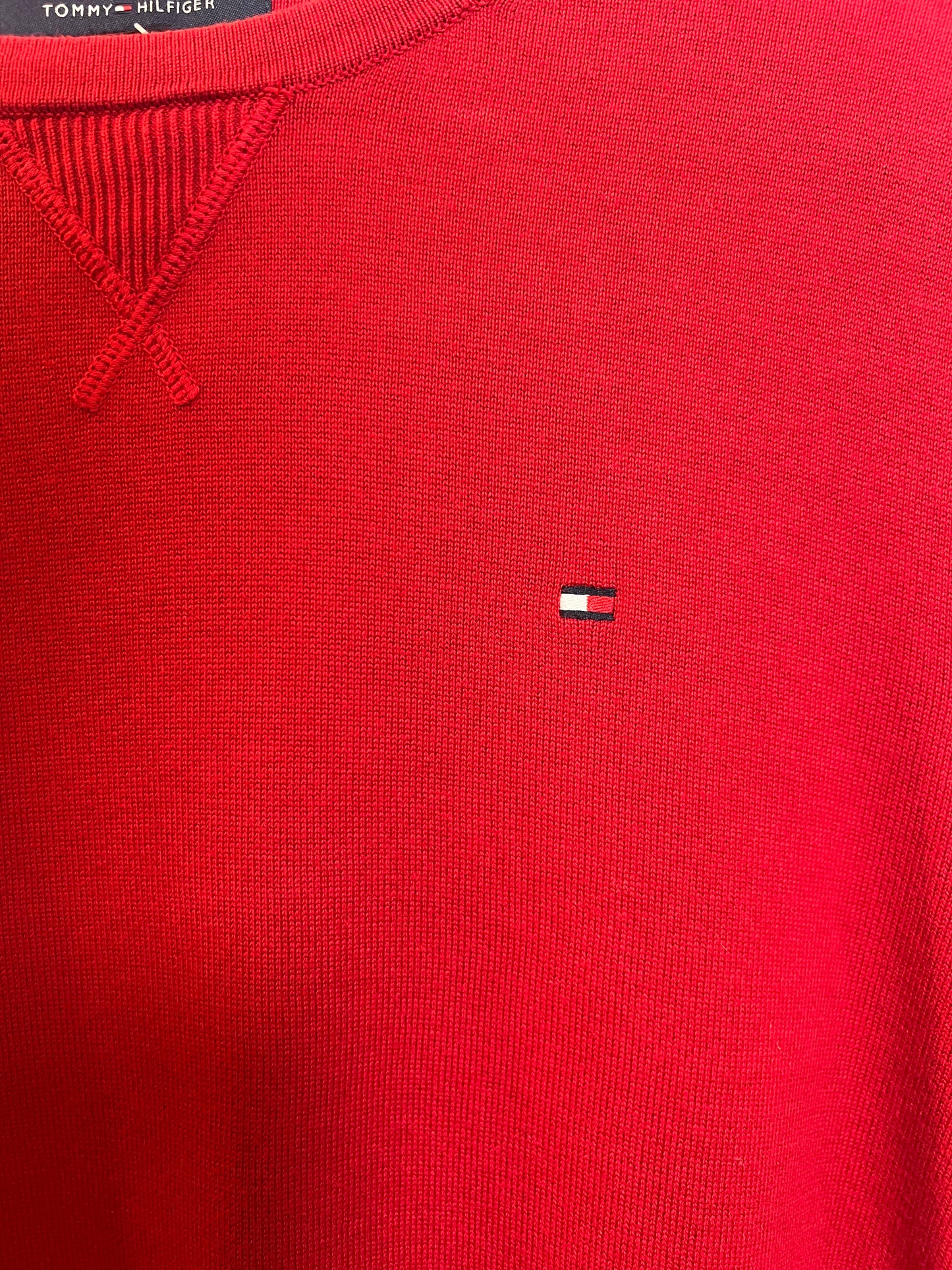 Tommy Hilfiger Mens Red Sweater (Size S)