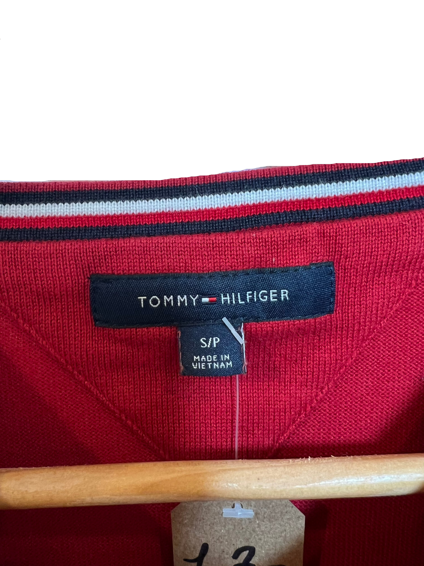 Tommy Hilfiger Mens Red Sweater (Size S)