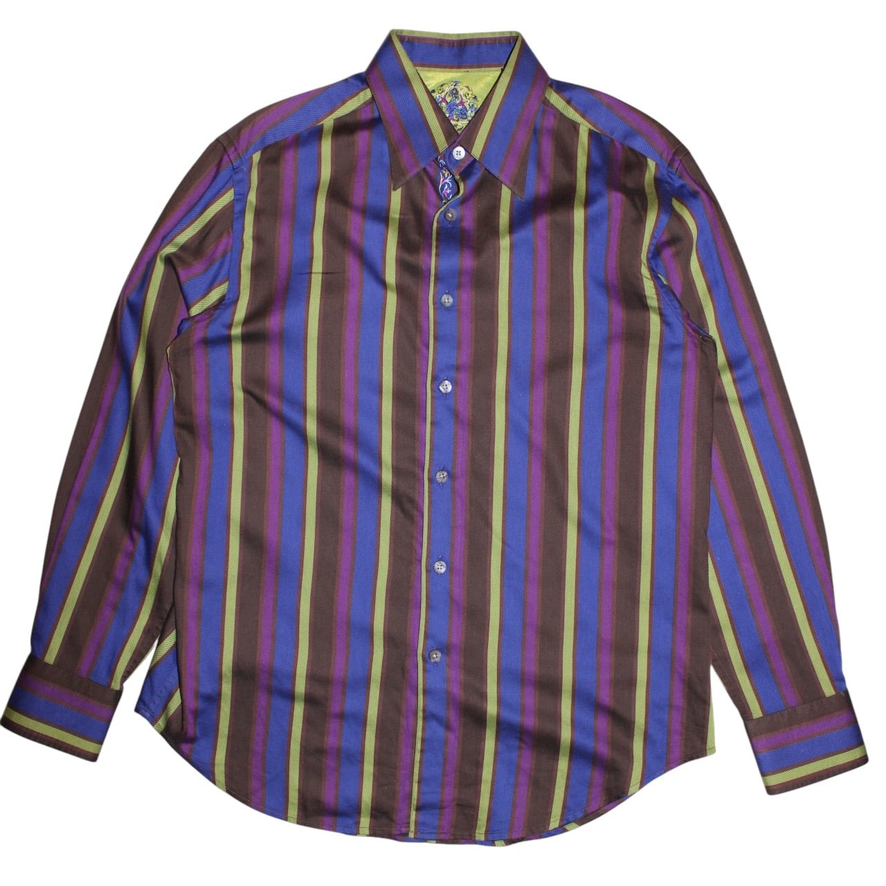 Robert Graham Striped Shirt (Size L)