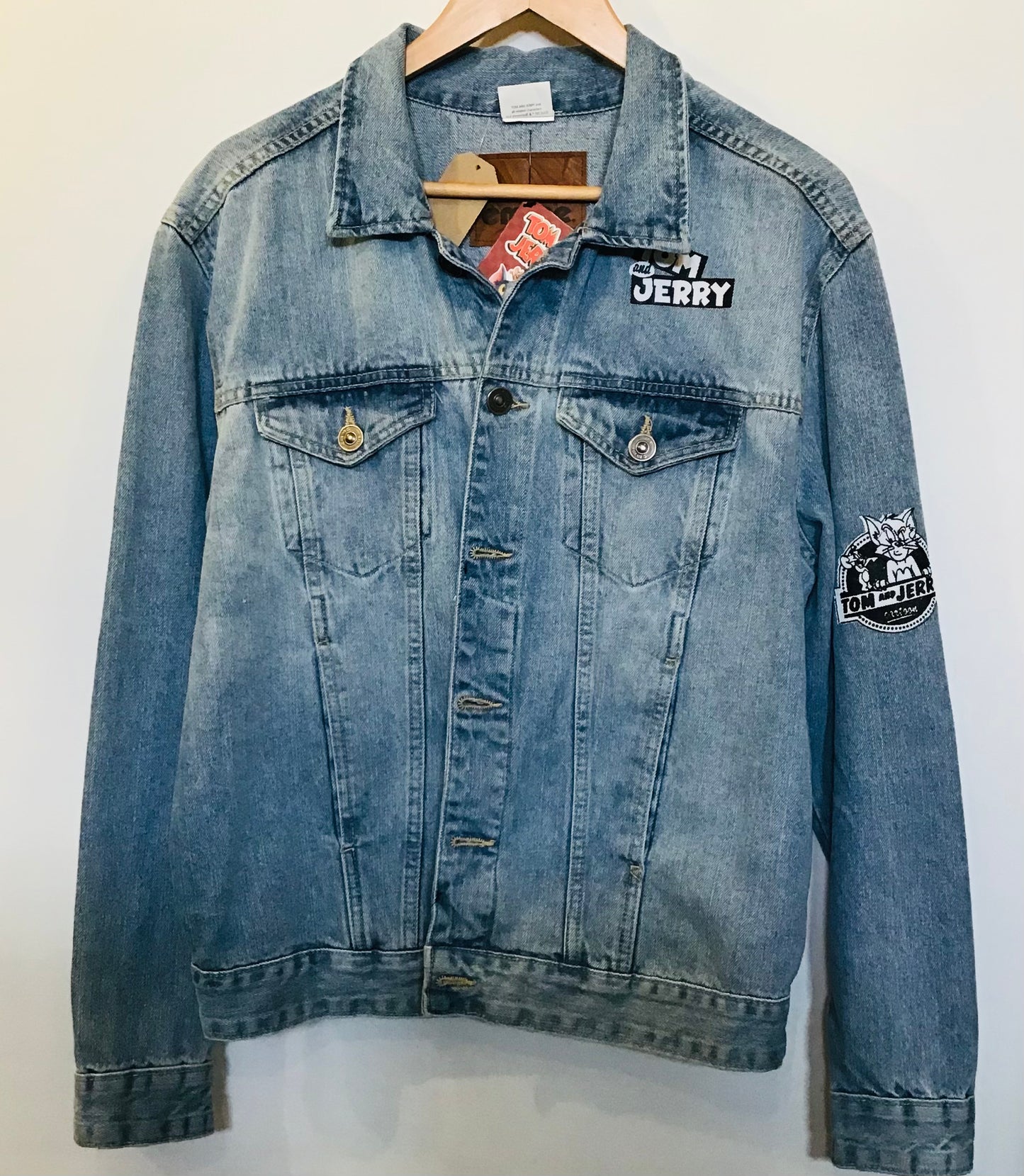 Tom & Jerry Painted Emme Denim Jacket (Size S)