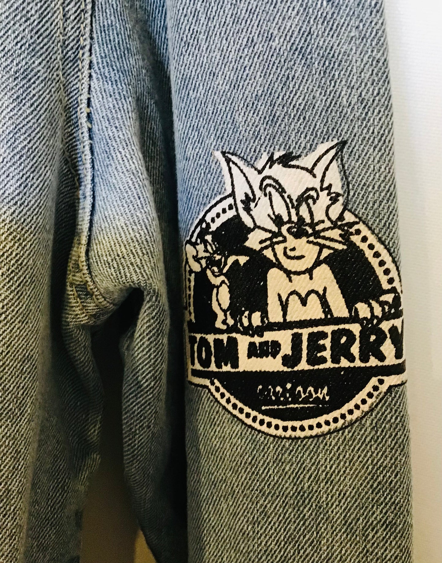Tom & Jerry Painted Emme Denim Jacket (Size S)