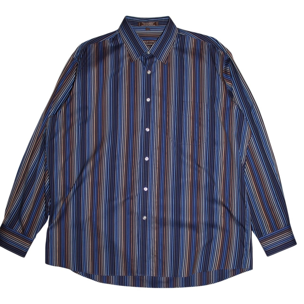 Forsyth Of Canada Inc. Striped Shirt (Size XL)