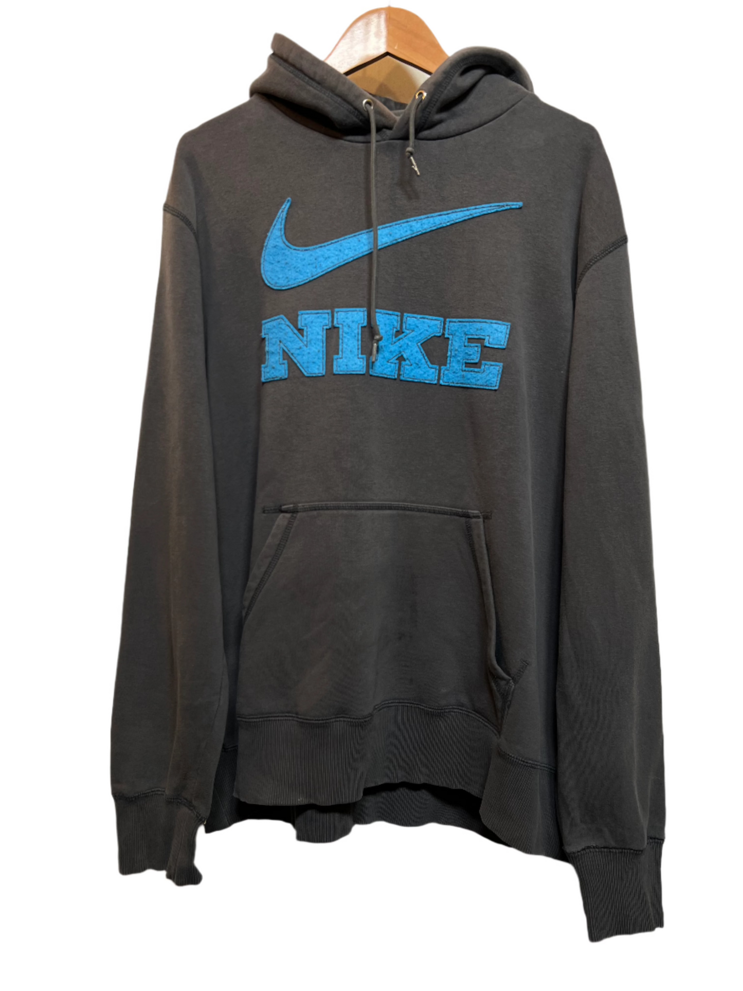 Nike Grey Mens Hoodie (Size XL)