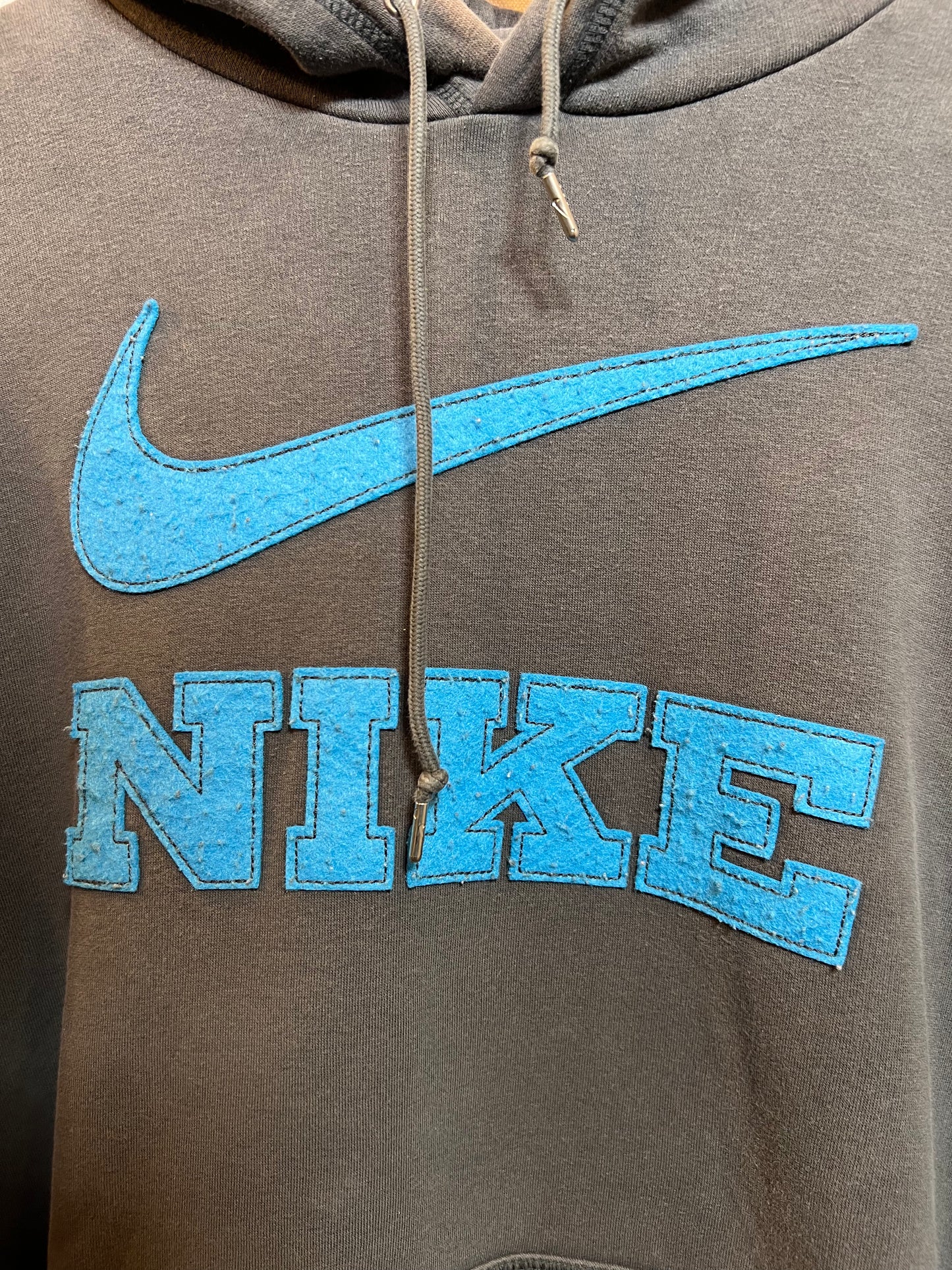 Nike Grey Mens Hoodie (Size XL)