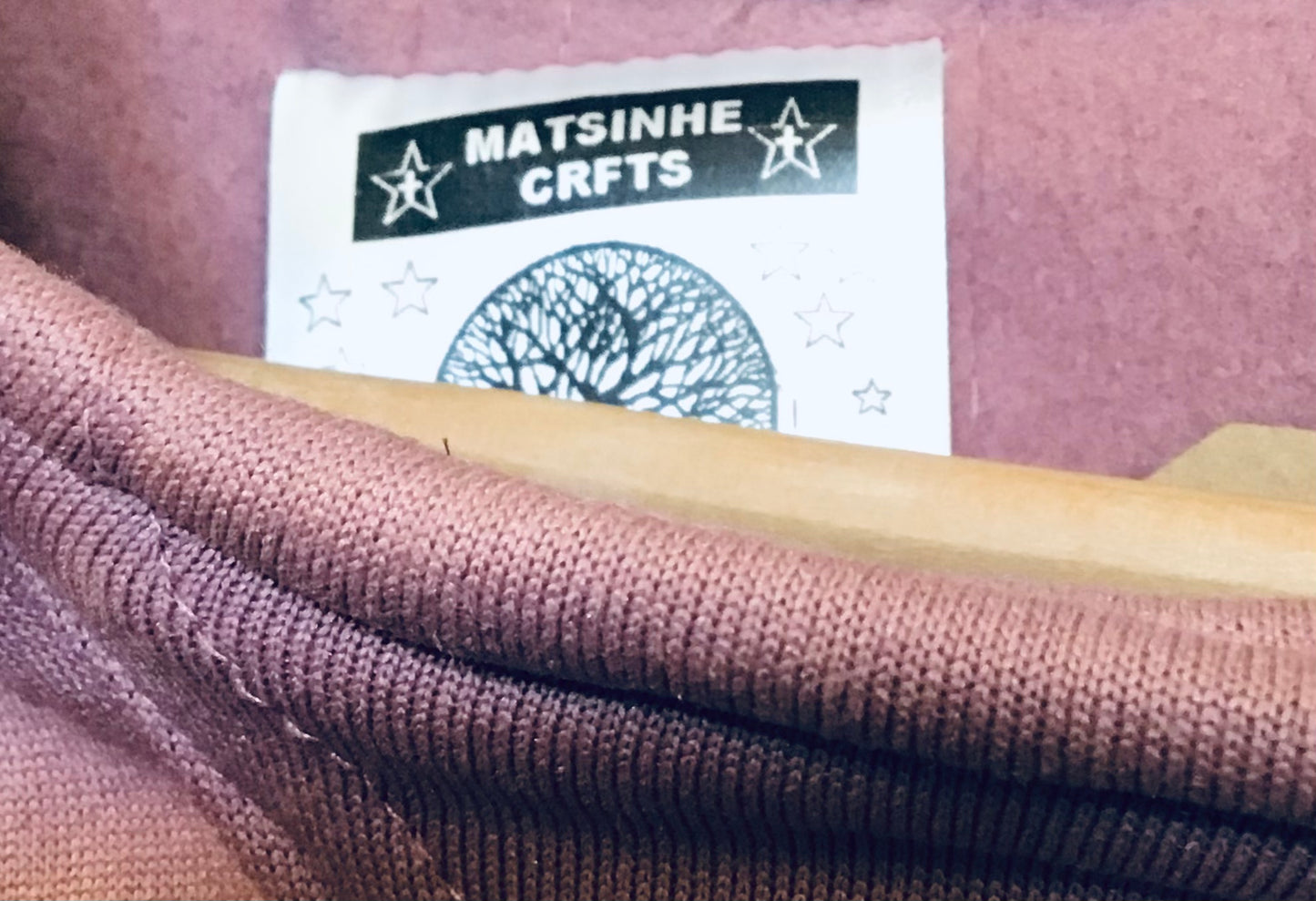 Matsinhe Crafts Panelled Hoodie (Size L)