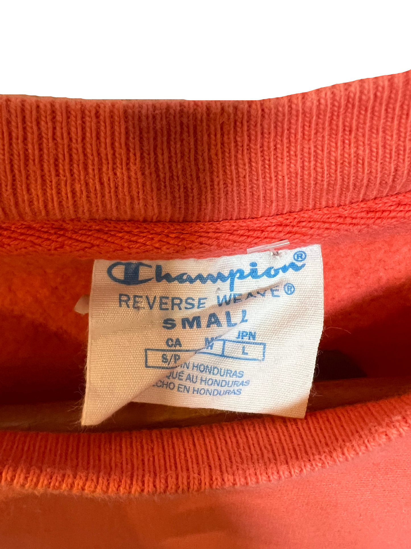 Champion Mens Orange Sweatshirt (Size M)