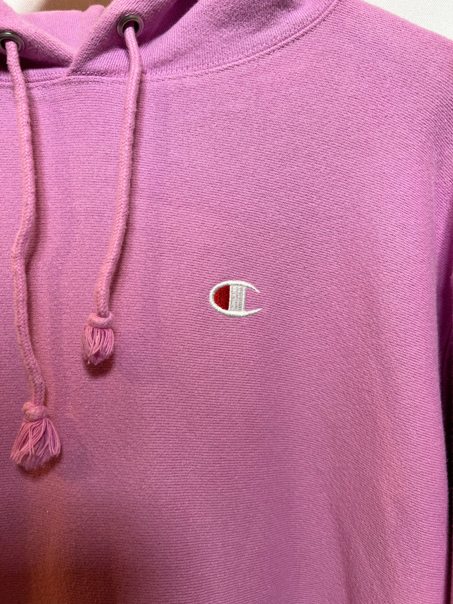 Champion Pink Hoodie (Size L)