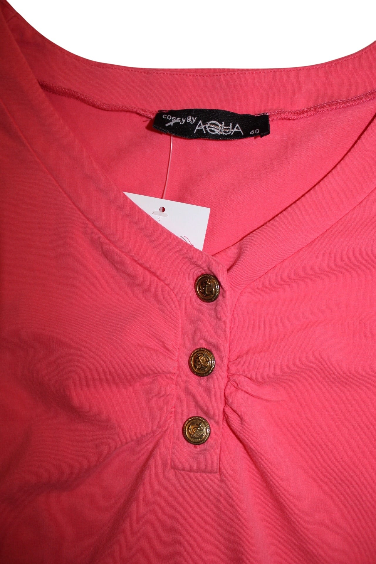 Cossy by Aqua coral top (size s)
