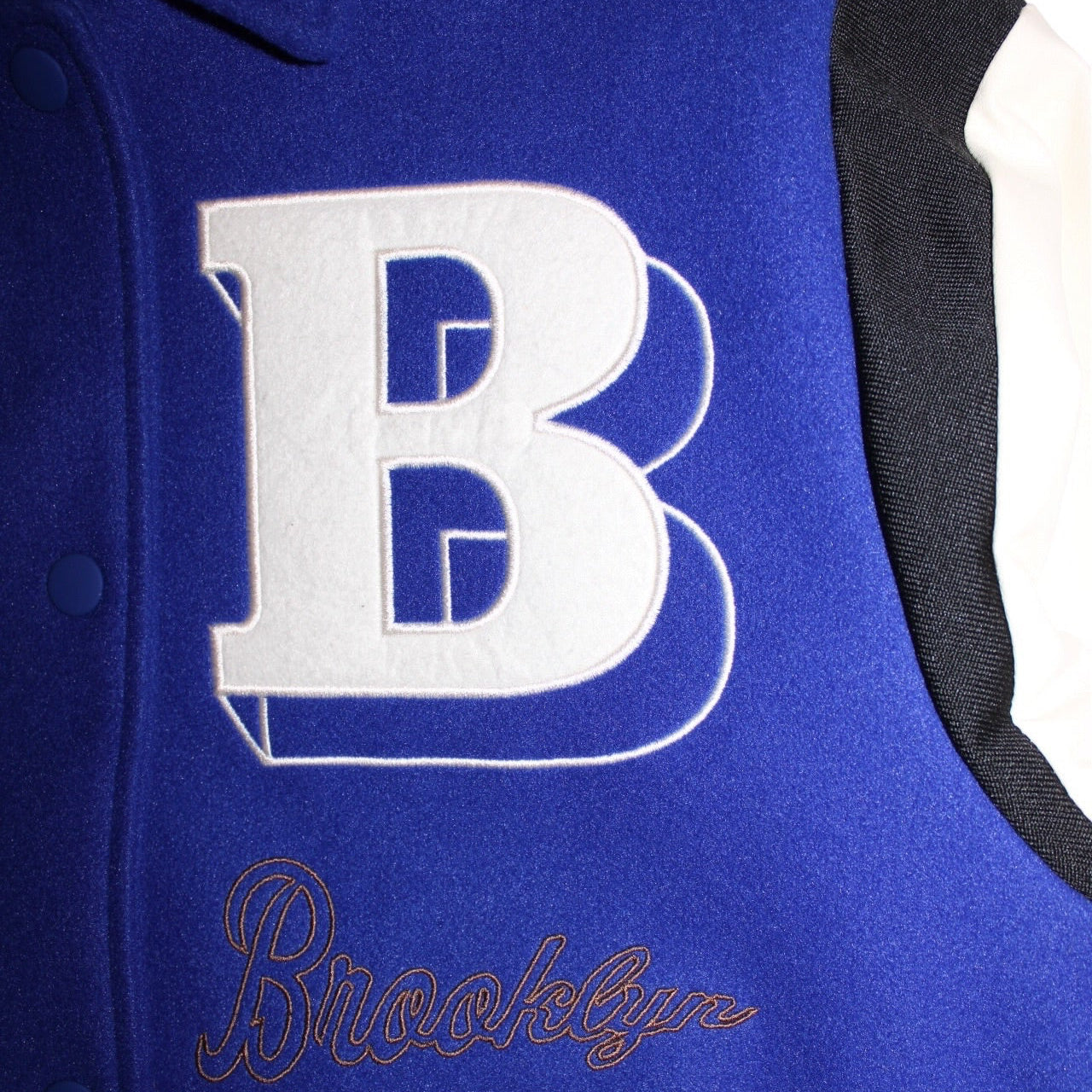 Brooklyn Vinyl Varsity Jacket (Size S)