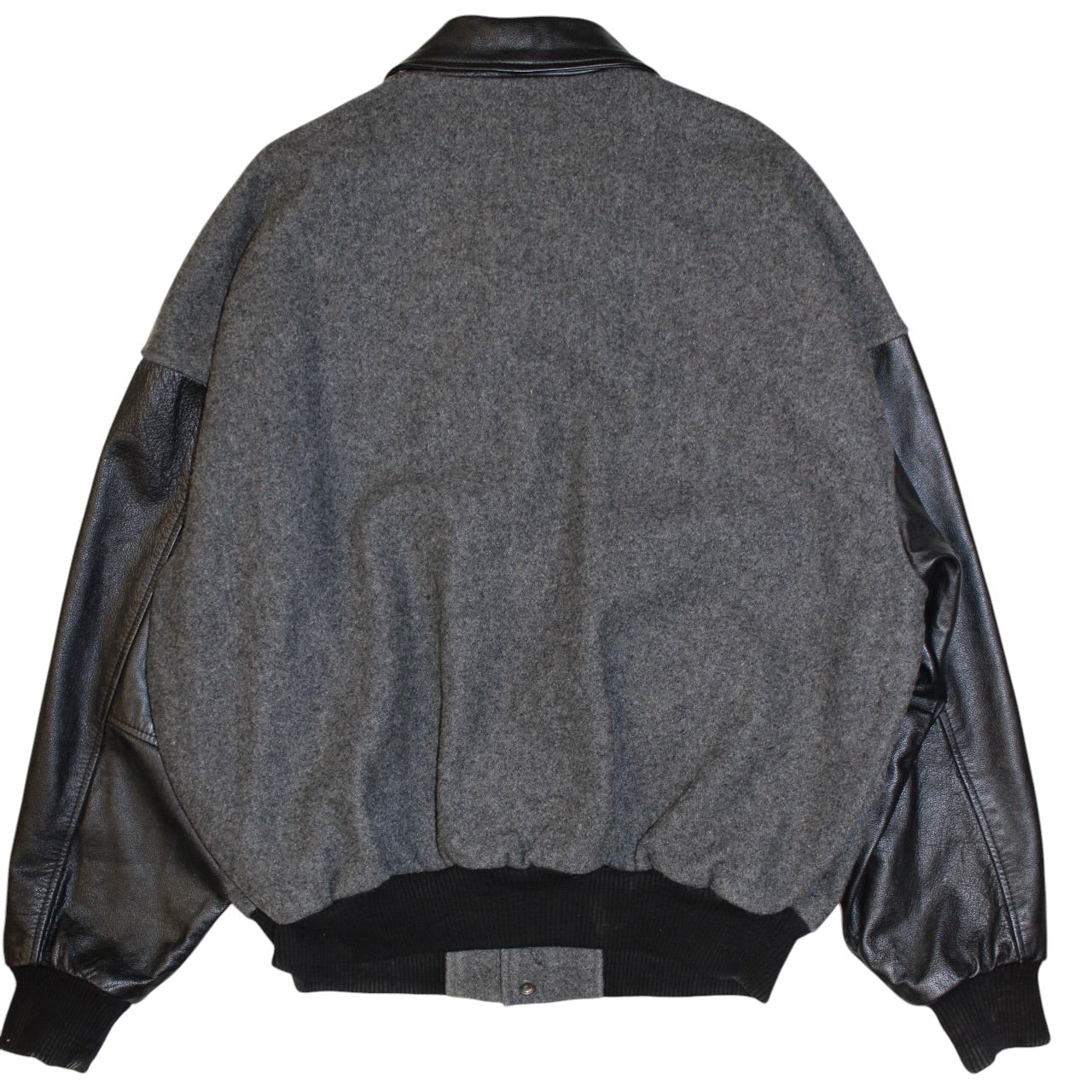 Luna Pier Leather Varsity Jacket (Size XL)
