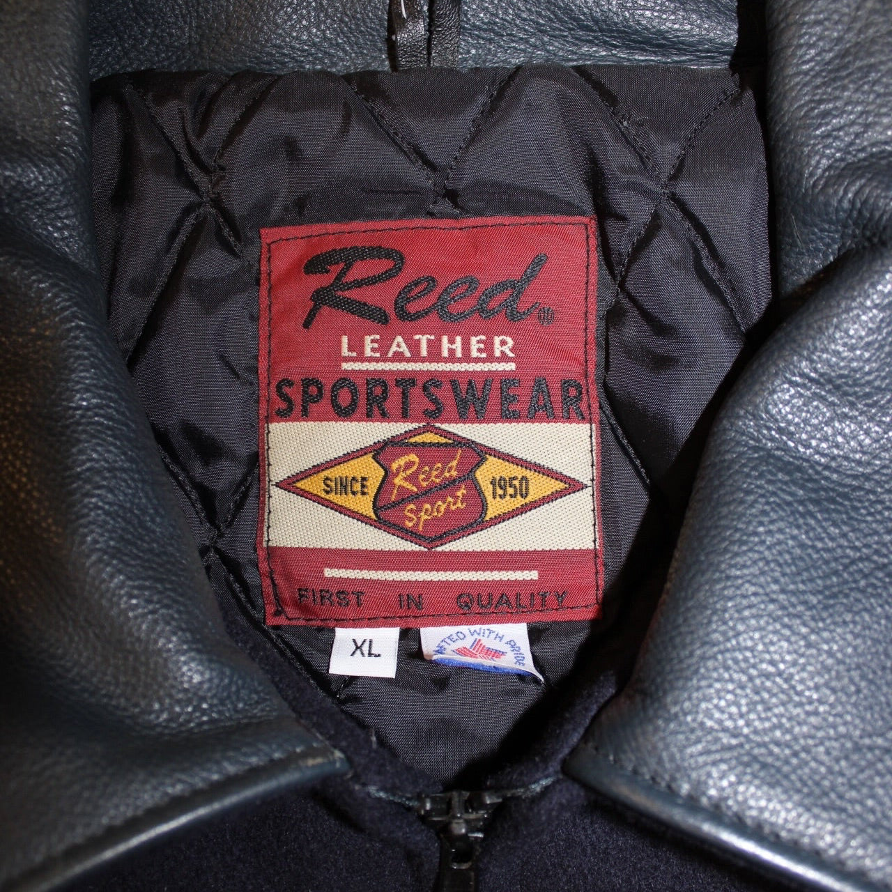 Reed Leather Sportswear Jacket (Size XL)