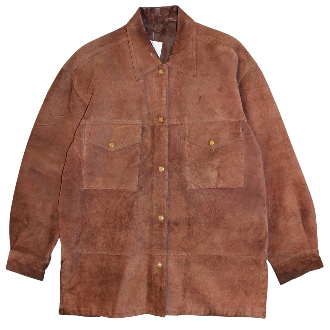 Collared Suede Donkey Jacket (Size L)