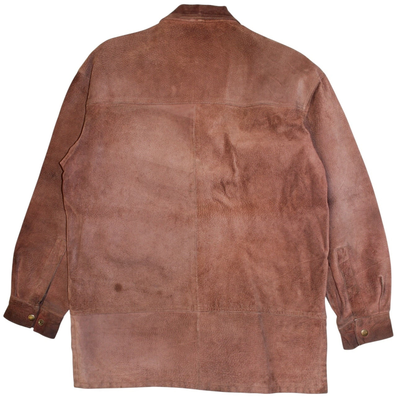 Collared Suede Donkey Jacket (Size L)