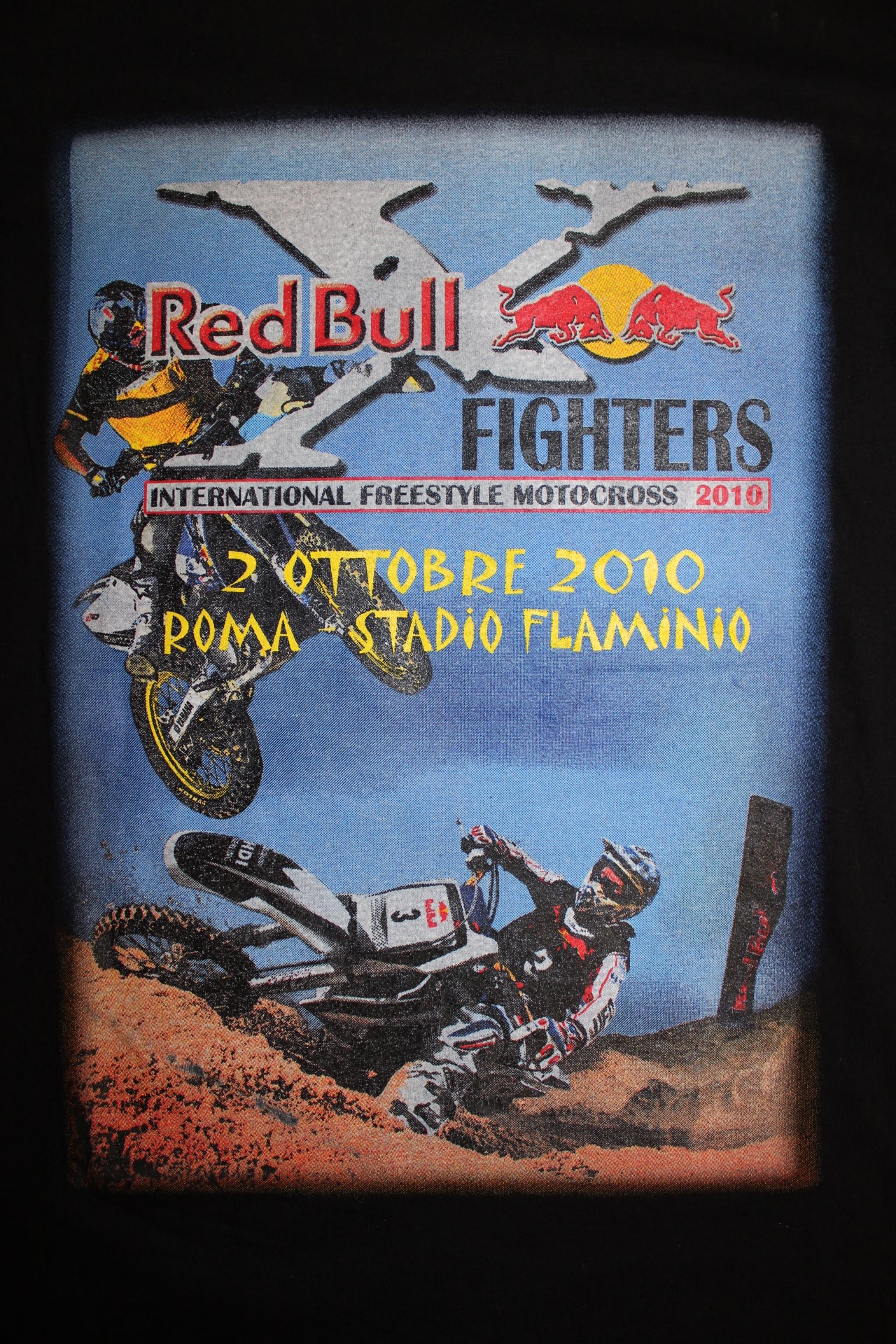 Red Bull Fighters T Shirt (Size S)