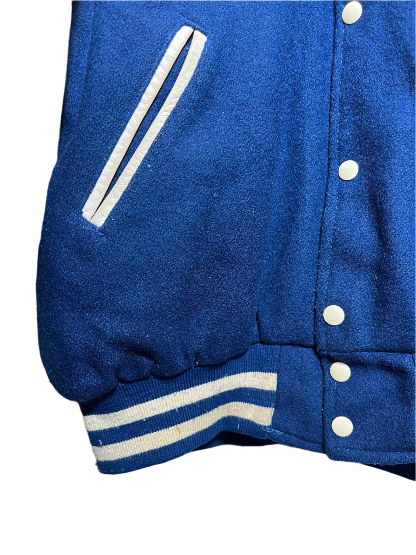 Gem Sportswear Mens Blue Varsity Jacket (Size L)