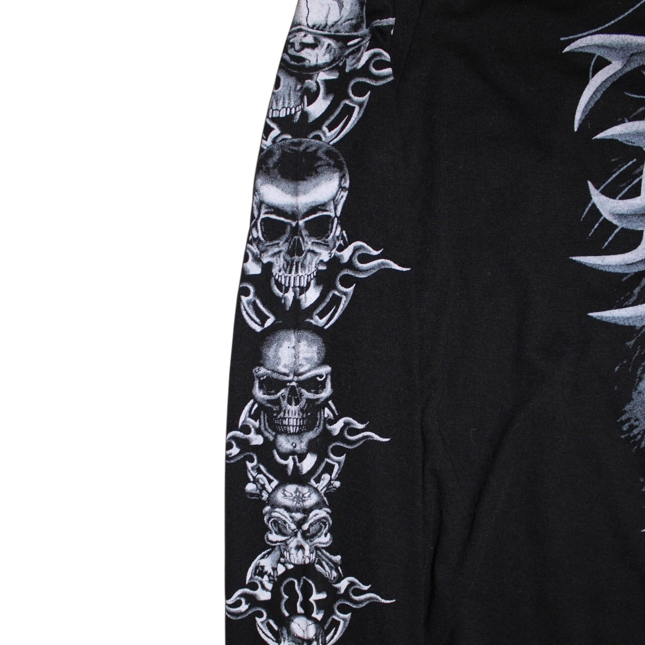 Skull Long Sleeve T Shirt (Size L)