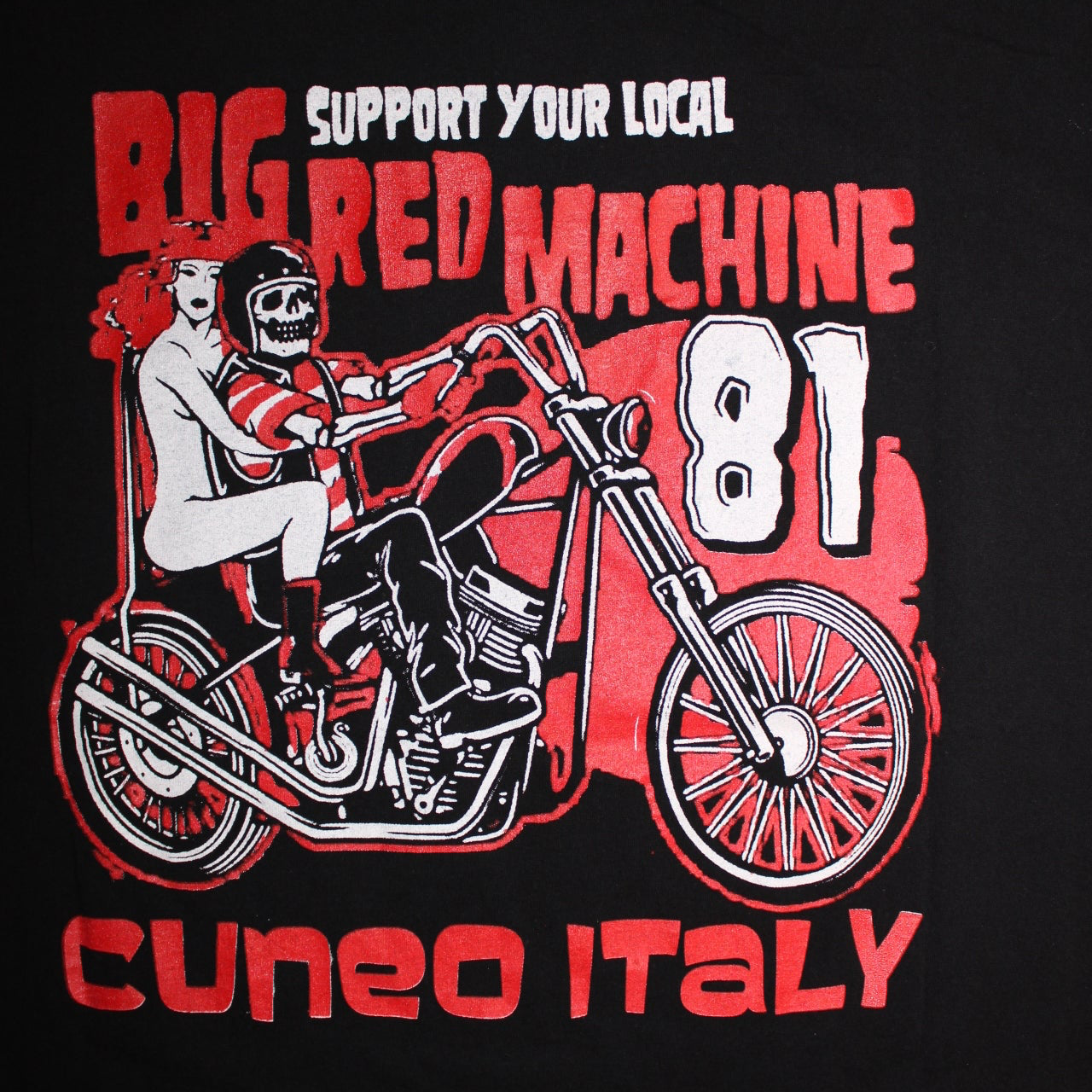 Big Red Machine T Shirt (Size XL)