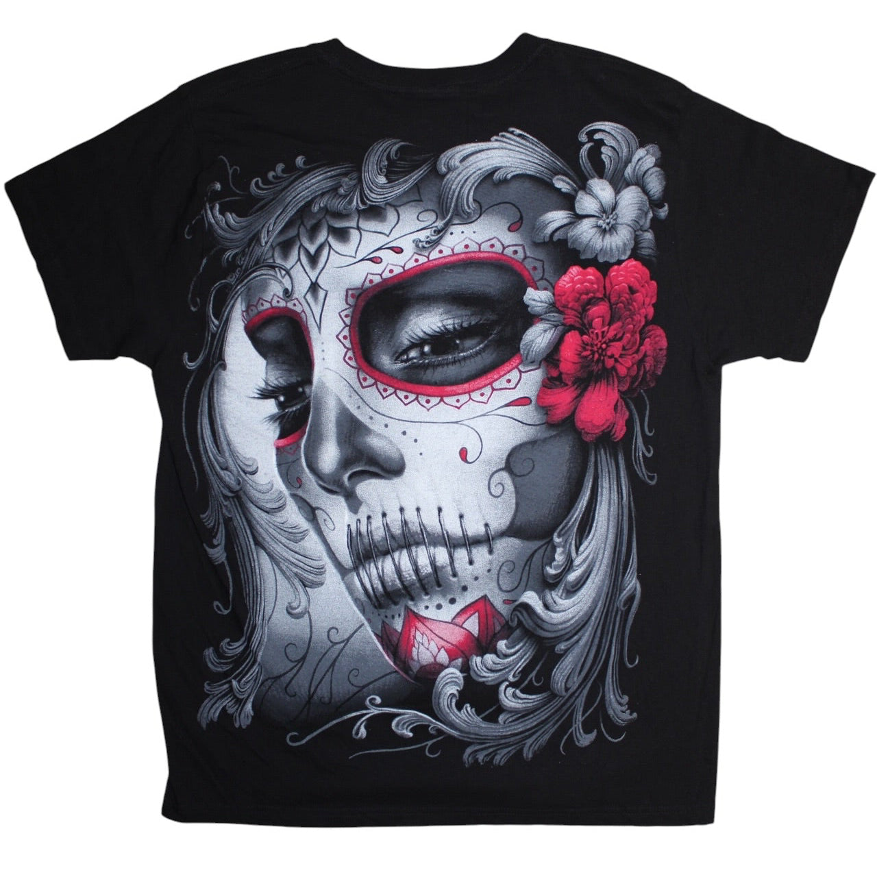 Spiral Skull T Shirt (Size M)