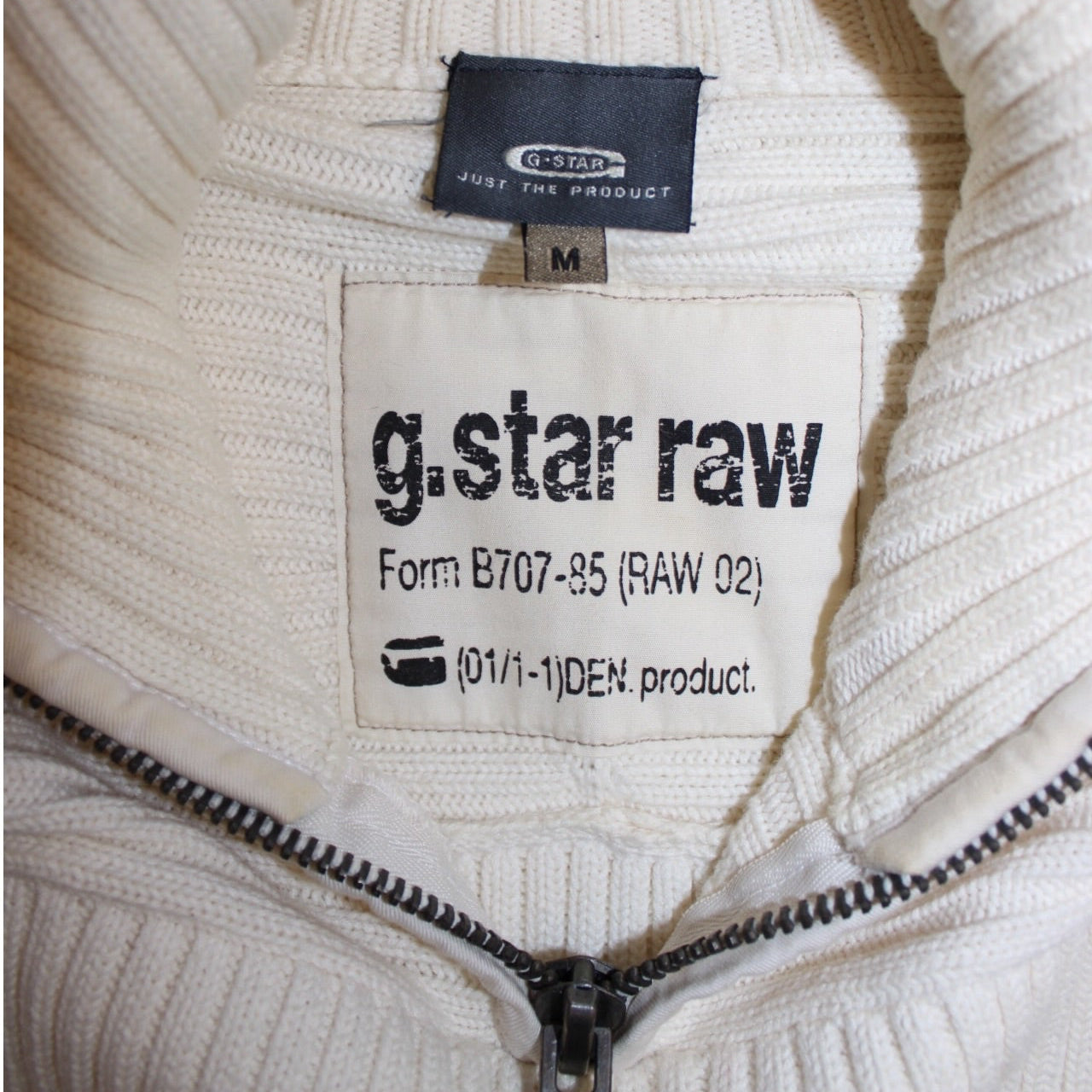 G-Star knitted Quarter Zip (Size M)