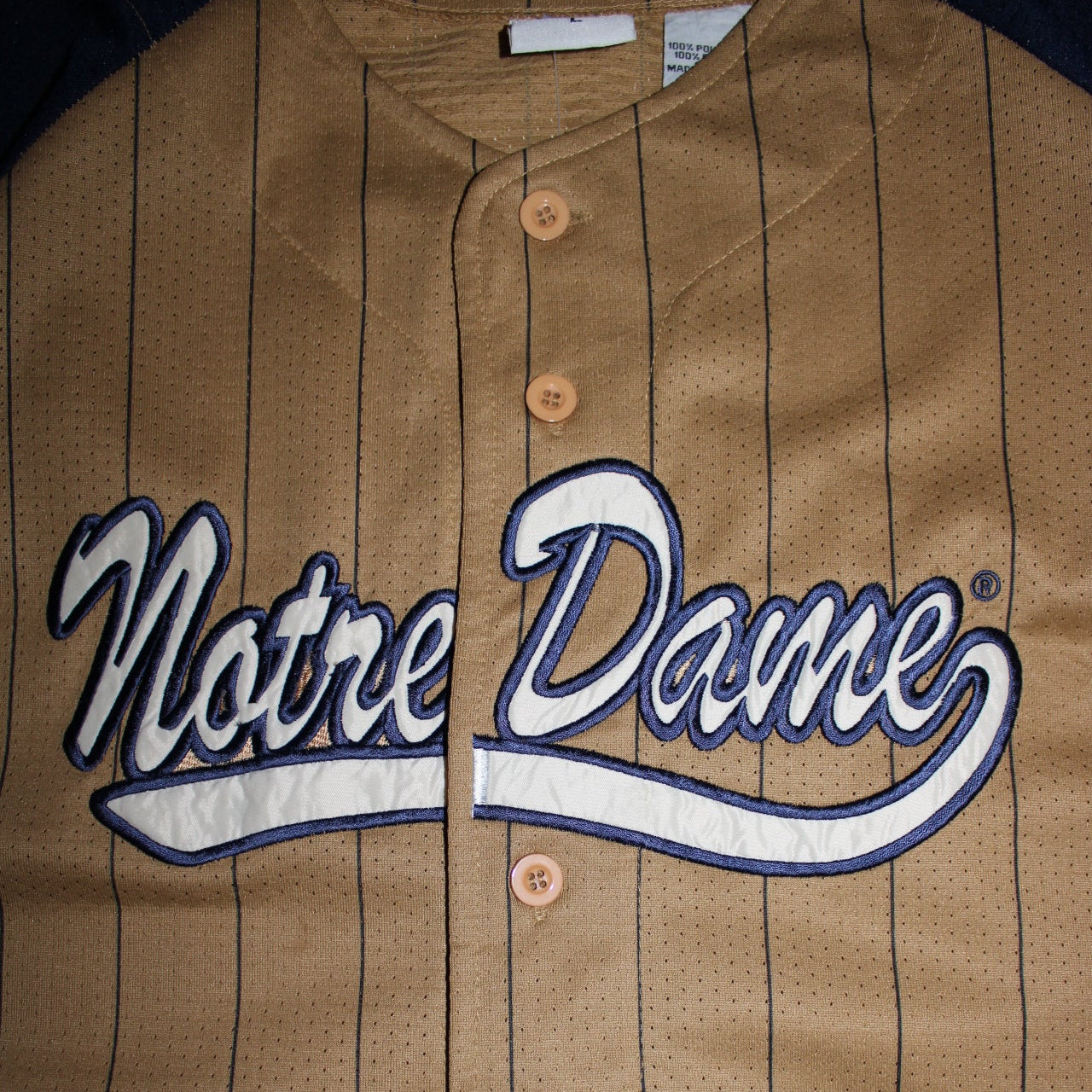 Pro Edge Notre Dame MBL Jersey (Size L)