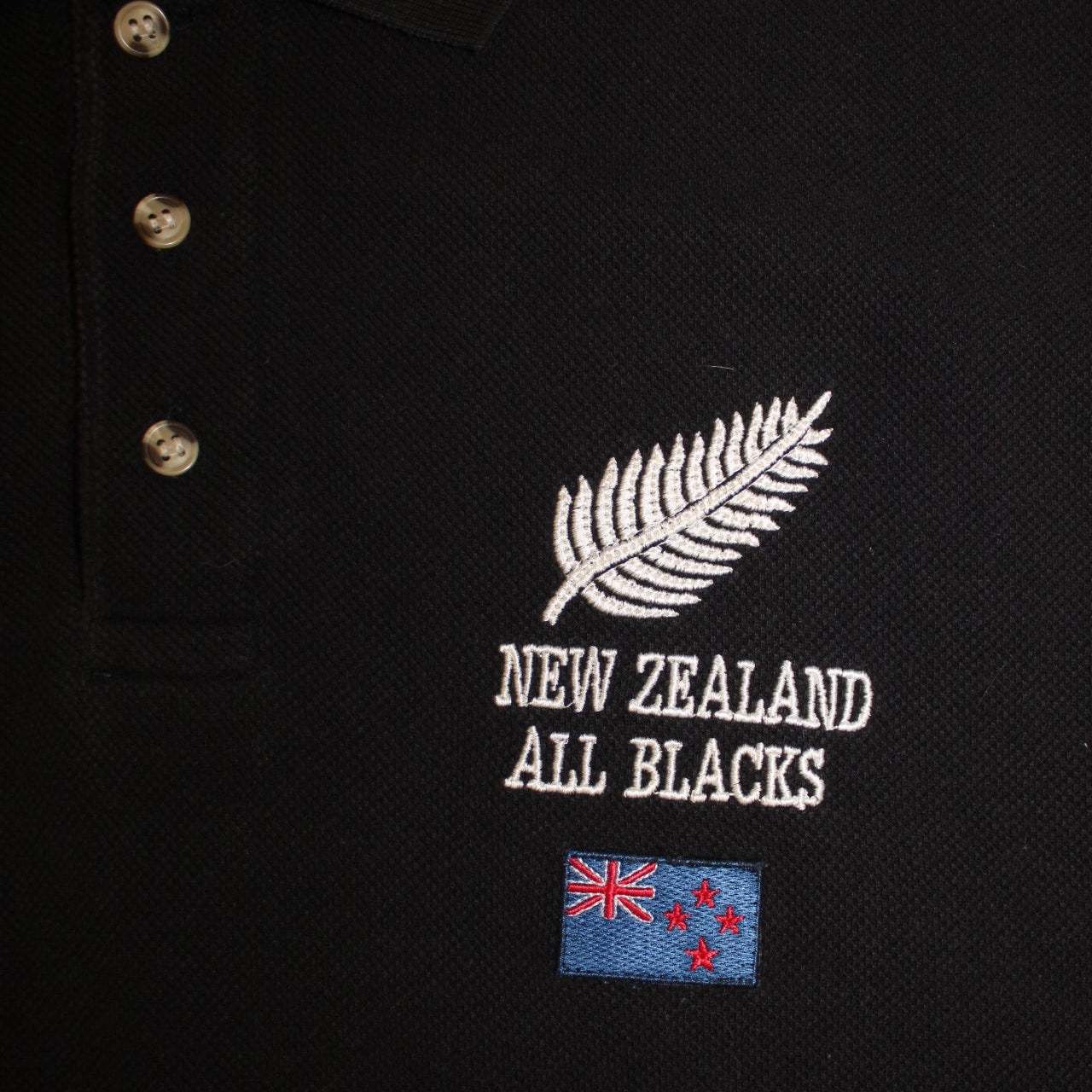 NZ ALL Blacks Polo Top (Size M)