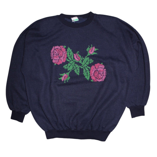 Tea Leaf Floral Jumper (Size L)