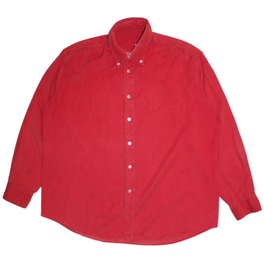Corduroy Long Sleeve Shirt (Size L)