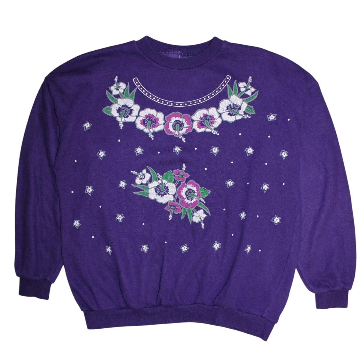Floral Women's Jumper (Size M)
