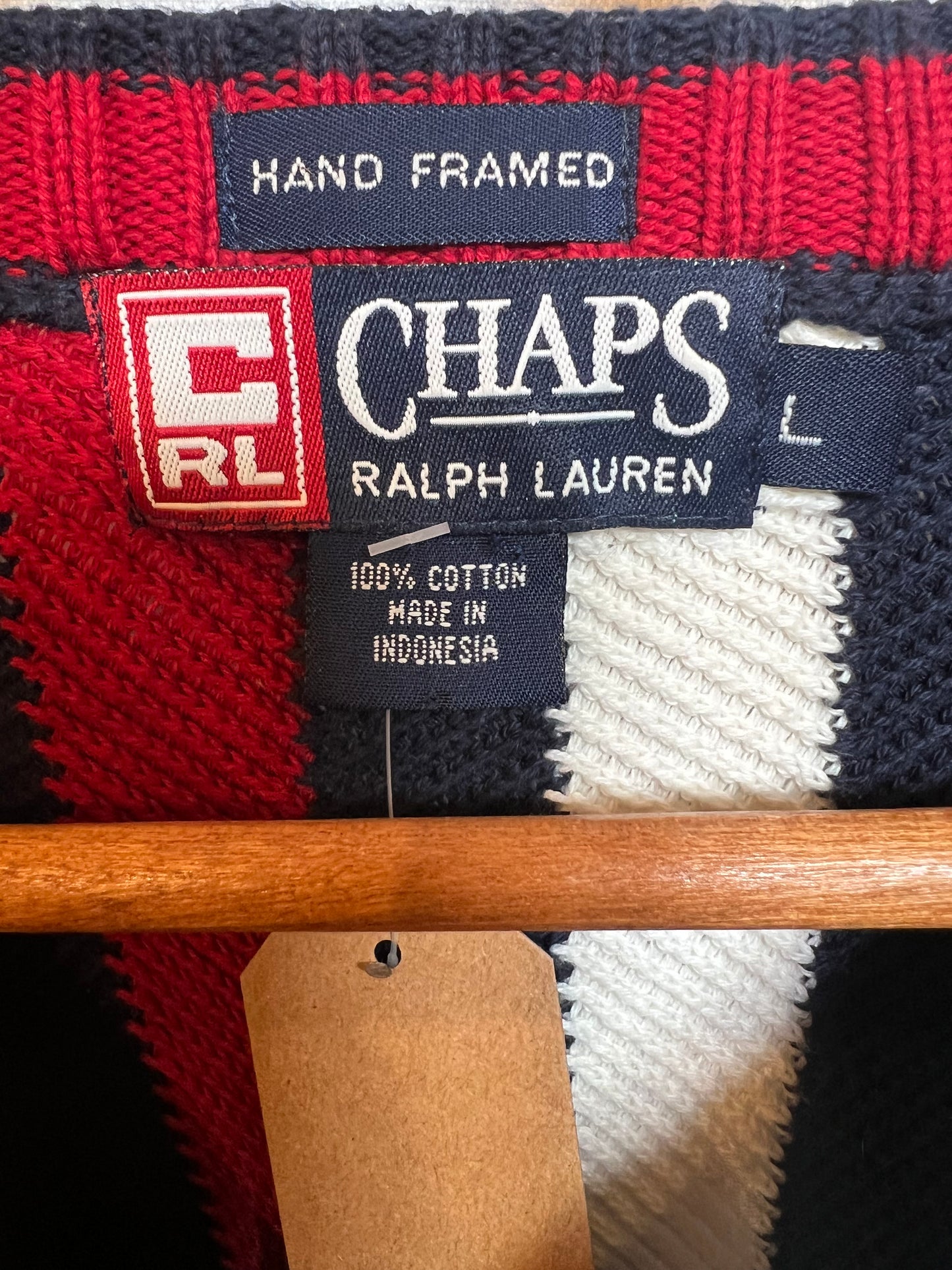 Chaps Mens Knitted Sweater (Size L)