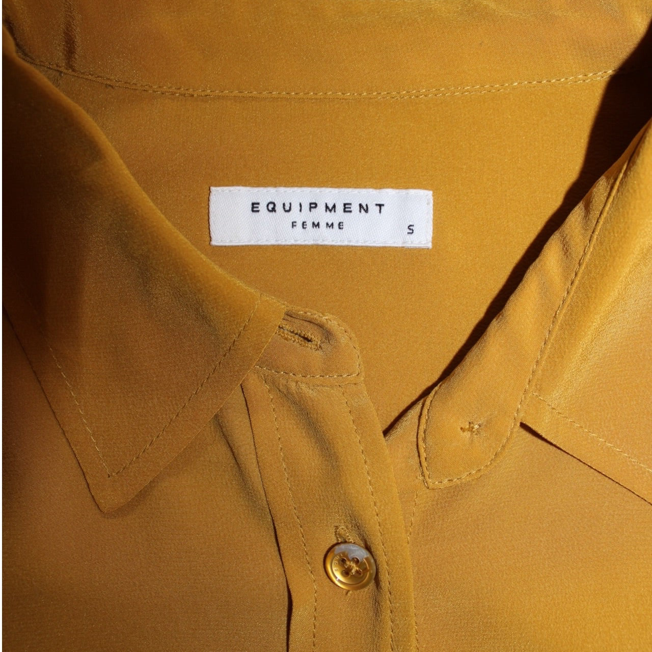 Equipment Femme Silk Shirt (Size S)
