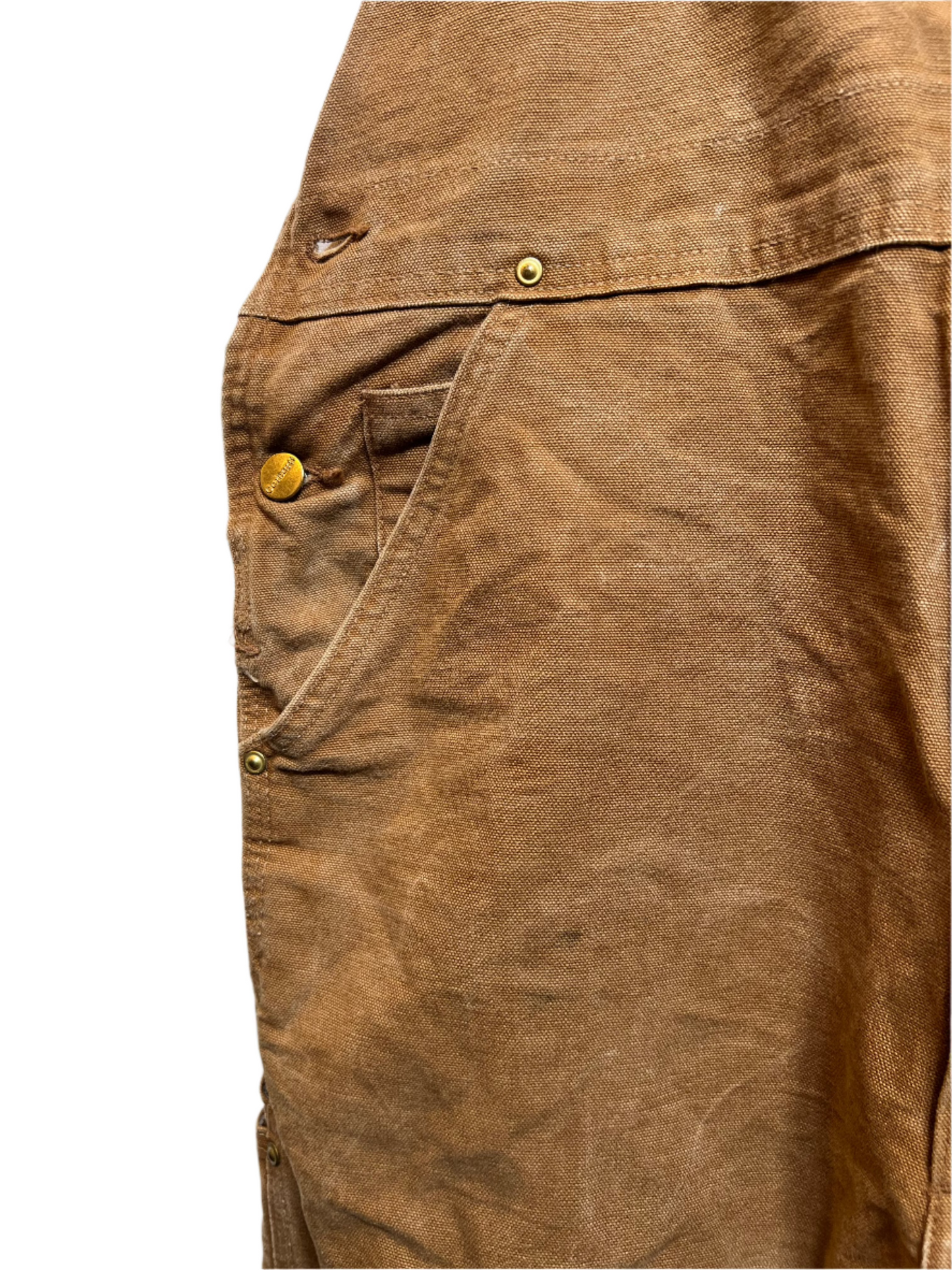 Carhartt Mens Brown Dungarees (Size XXL)