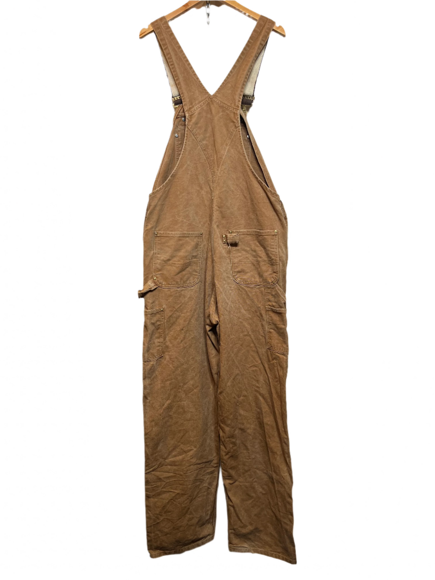 Carhartt Mens Brown Dungarees (Size XXL)