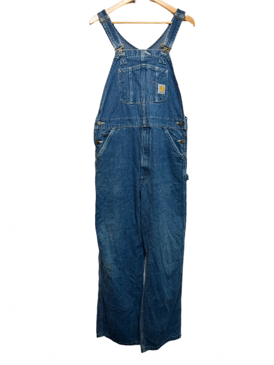 Carhartt Mens Blue Dungarees (Size L)