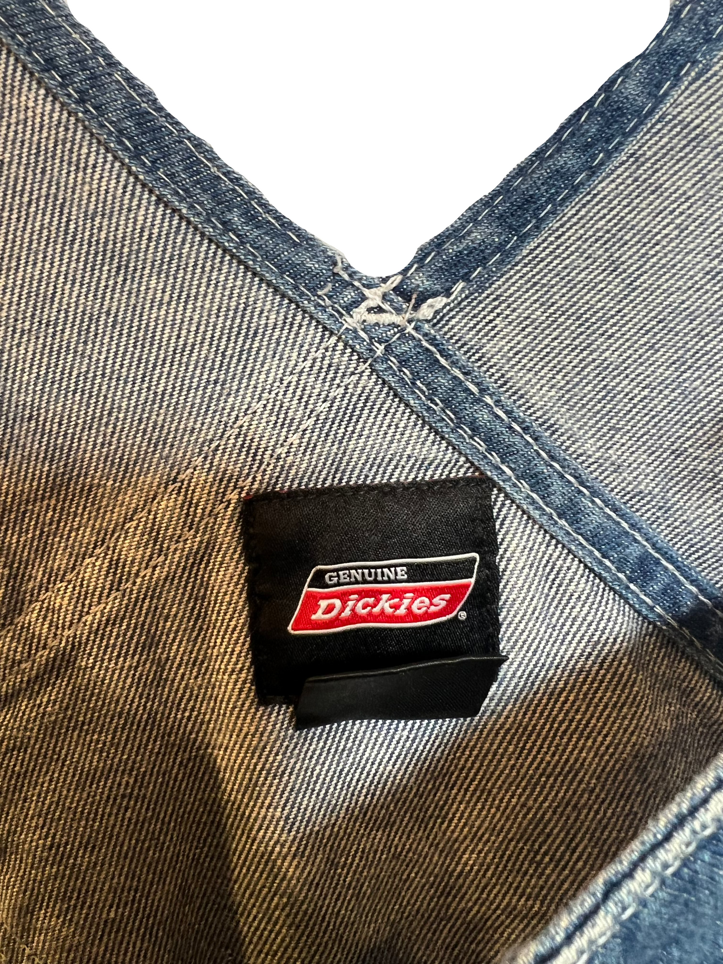 Dickies Mens Blue Dungarees (Size XL)