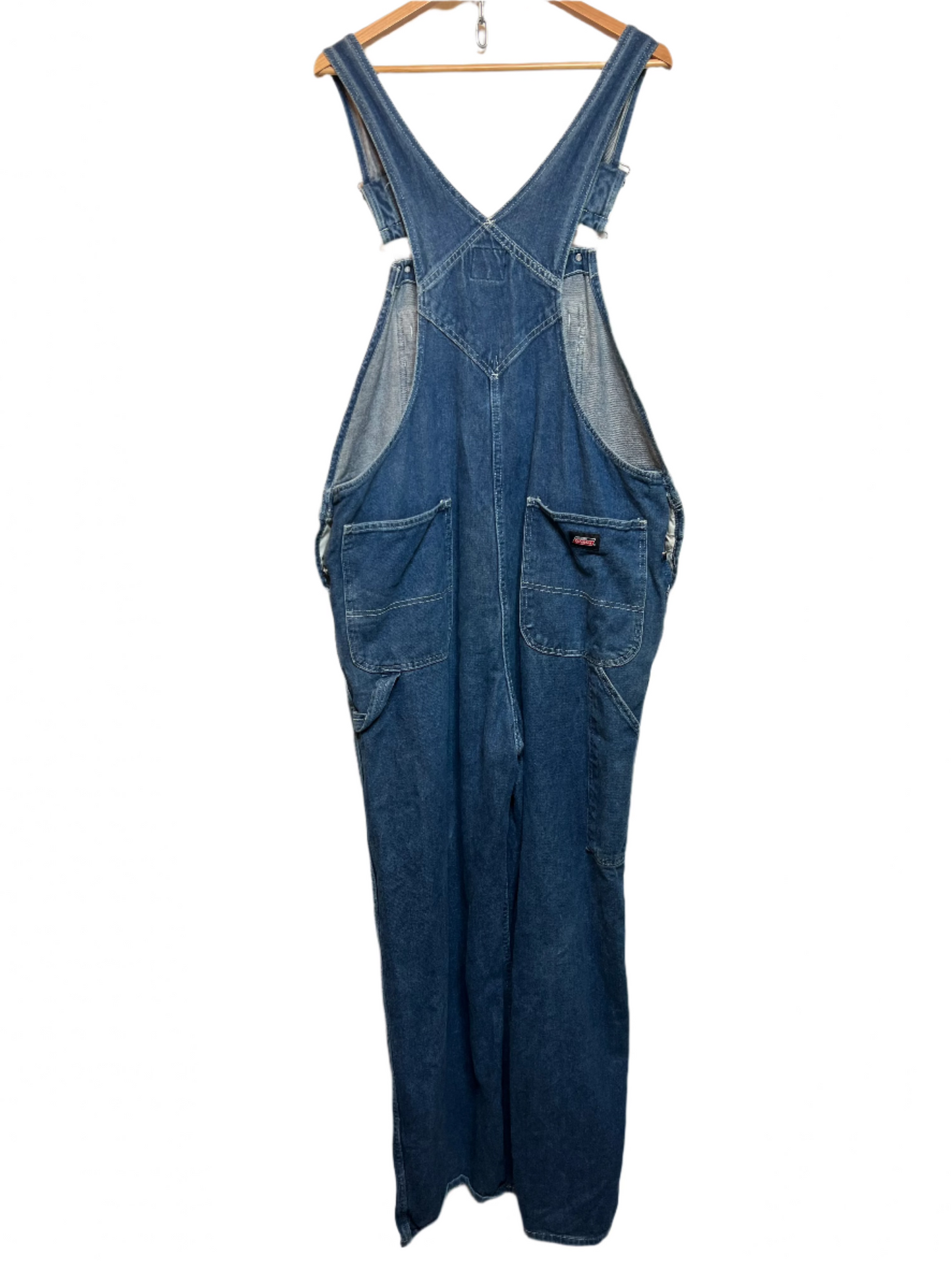 Dickies Mens Blue Dungarees (Size XL)