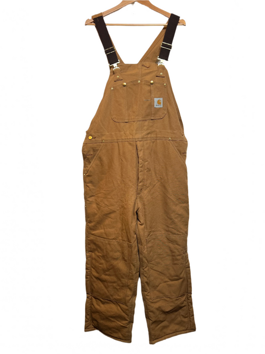 Carhartt Mens Brown Dungarees (Size XL)