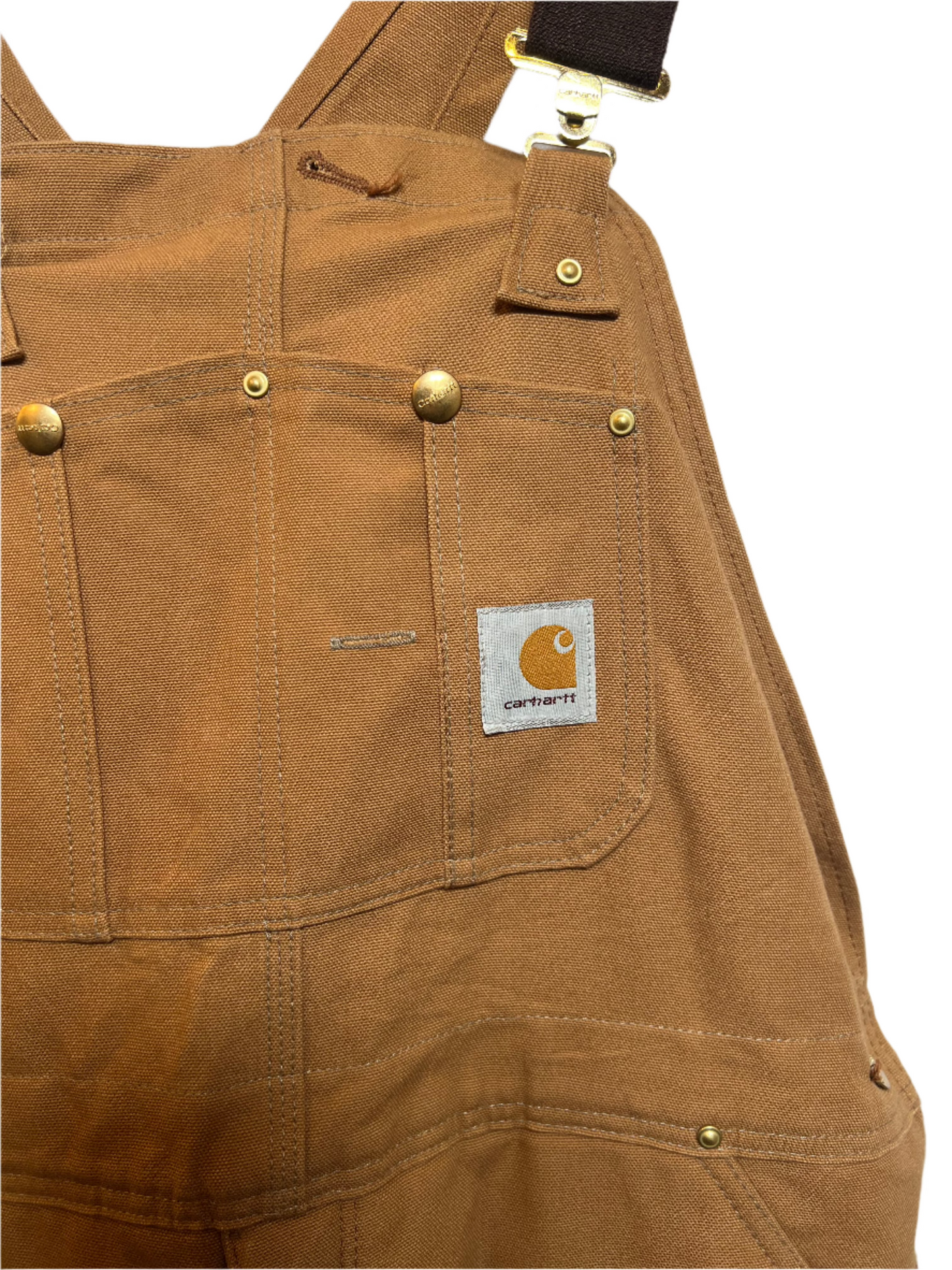 Carhartt Mens Brown Dungarees (Size XL)