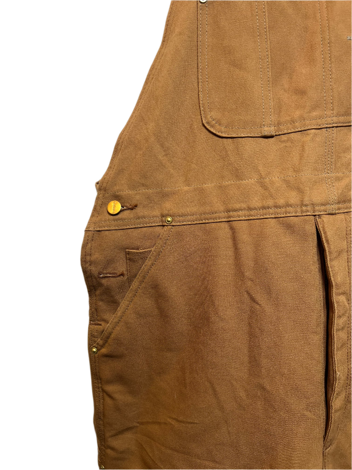 Carhartt Mens Brown Dungarees (Size XL)