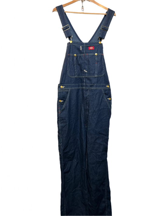 Dickies Mens Navy Dungarees (Size XL)