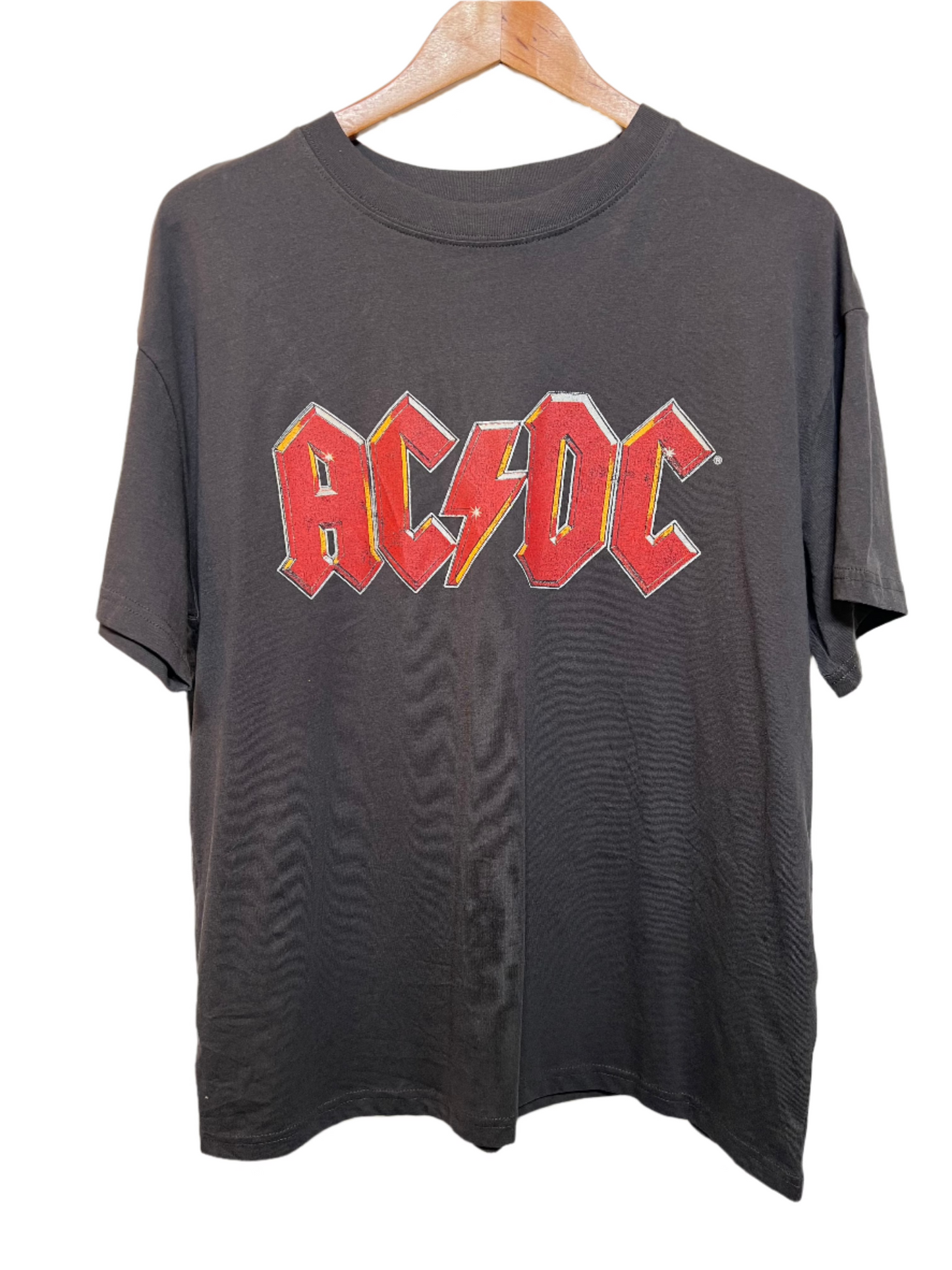 ACDC Mens Black T Shirt (Size L)