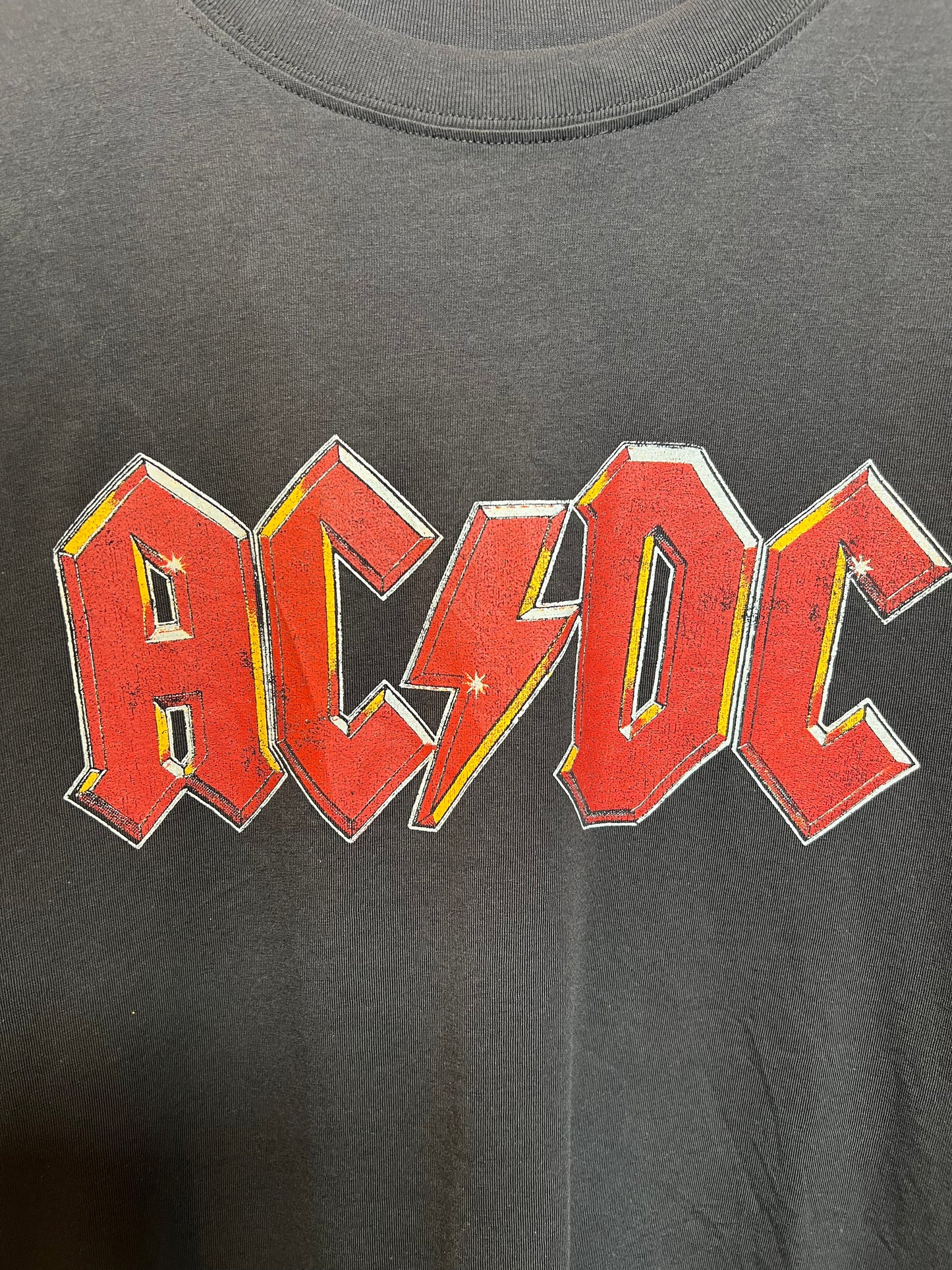 ACDC Mens Black T Shirt (Size L)