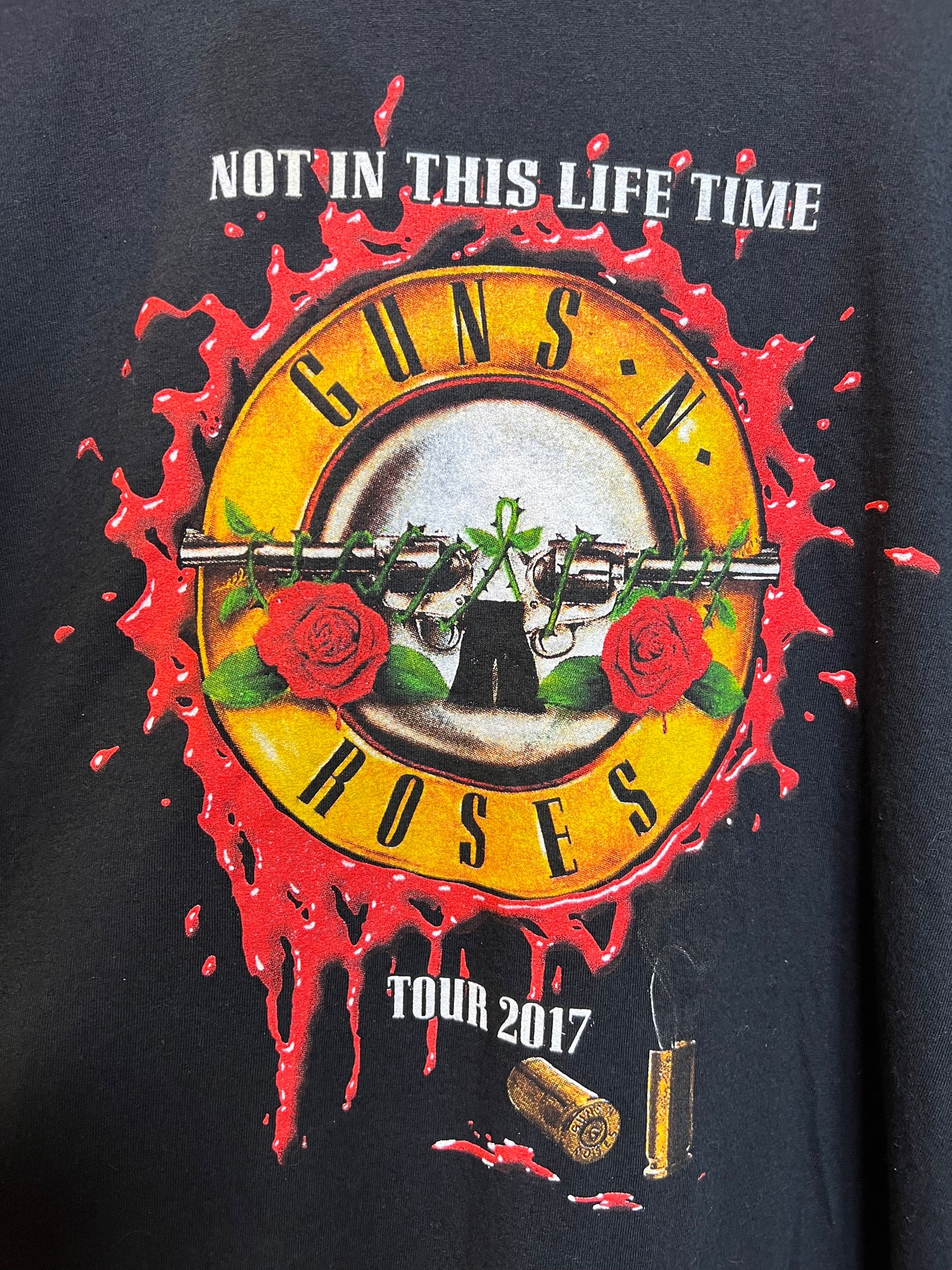 Guns N' Roses Mens Black T Shirt (Size XL)