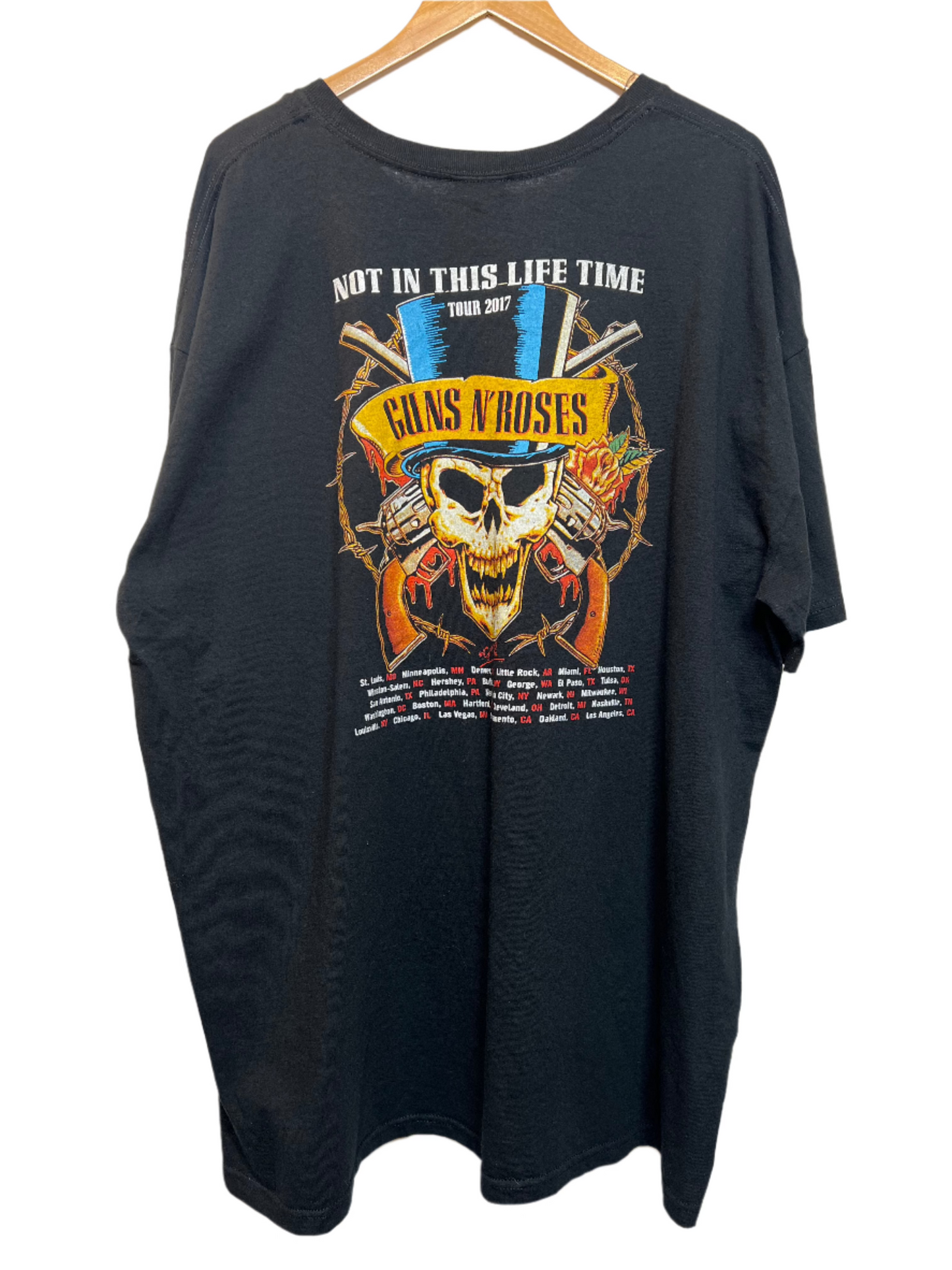 Guns N' Roses Mens Black T Shirt (Size XL)